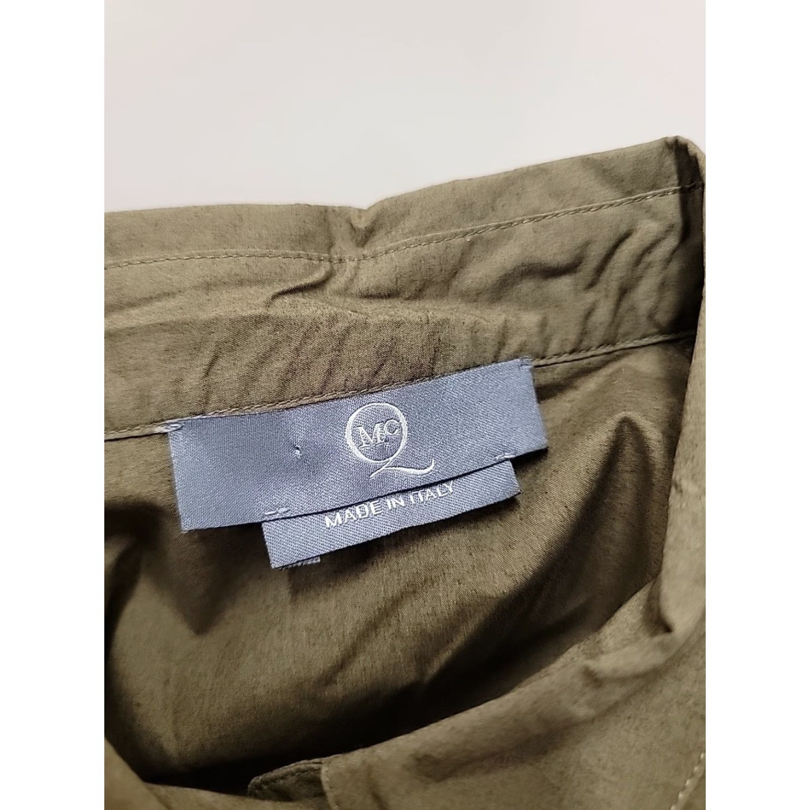 McQ Alexander McQueen McQ ALEXANDER McQUEEN BUTTON-DOWN COLLARED TOP SHIRT Green SIZE 40 Size S / US 4 / IT 40 - 5 Thumbnail