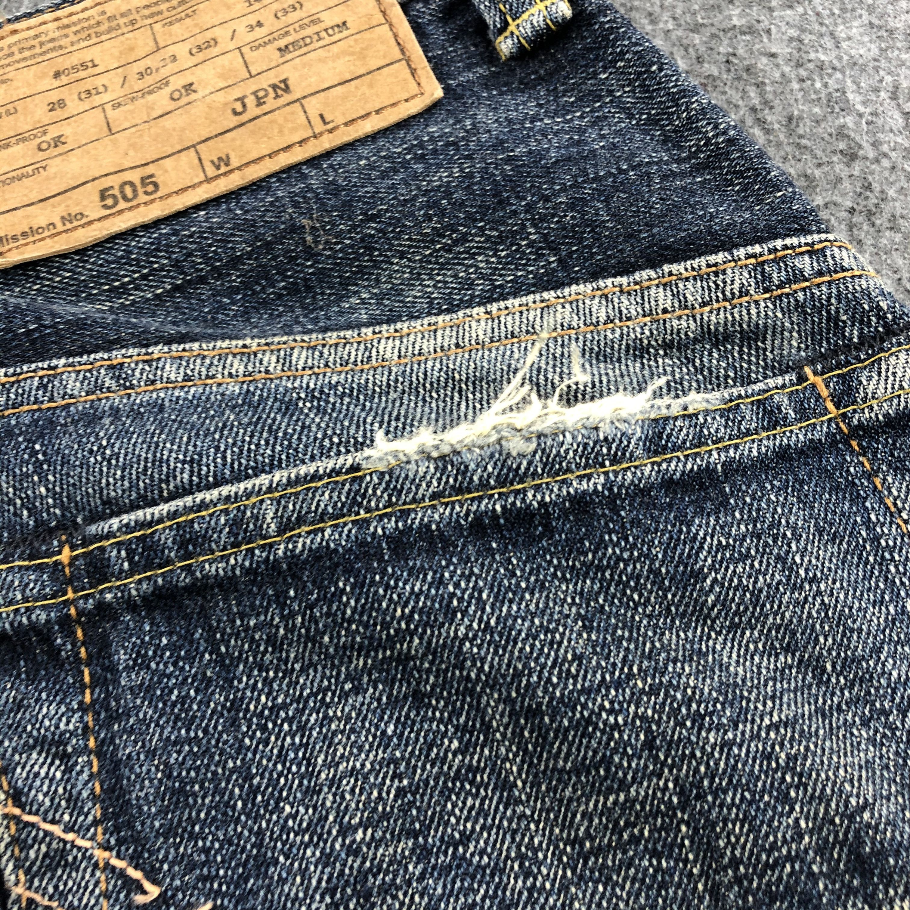 Edwin Vintage Faded Black Edwin Jeans-J2341A Size US 33 - 8 Thumbnail