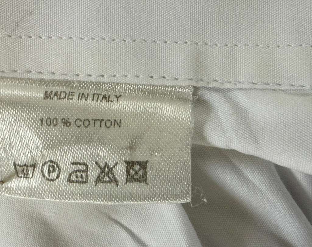 Gucci Gucci White Cotton Poplin Dress Shirt - Size 15 / Small Size 38R - 3 Thumbnail