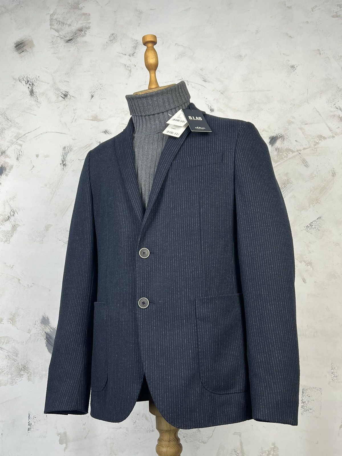 s.Oliver s.Oliver Black Label Pinstripe Blazer Jacket Size S - M 38R Size 40R - 1 Thumbnail