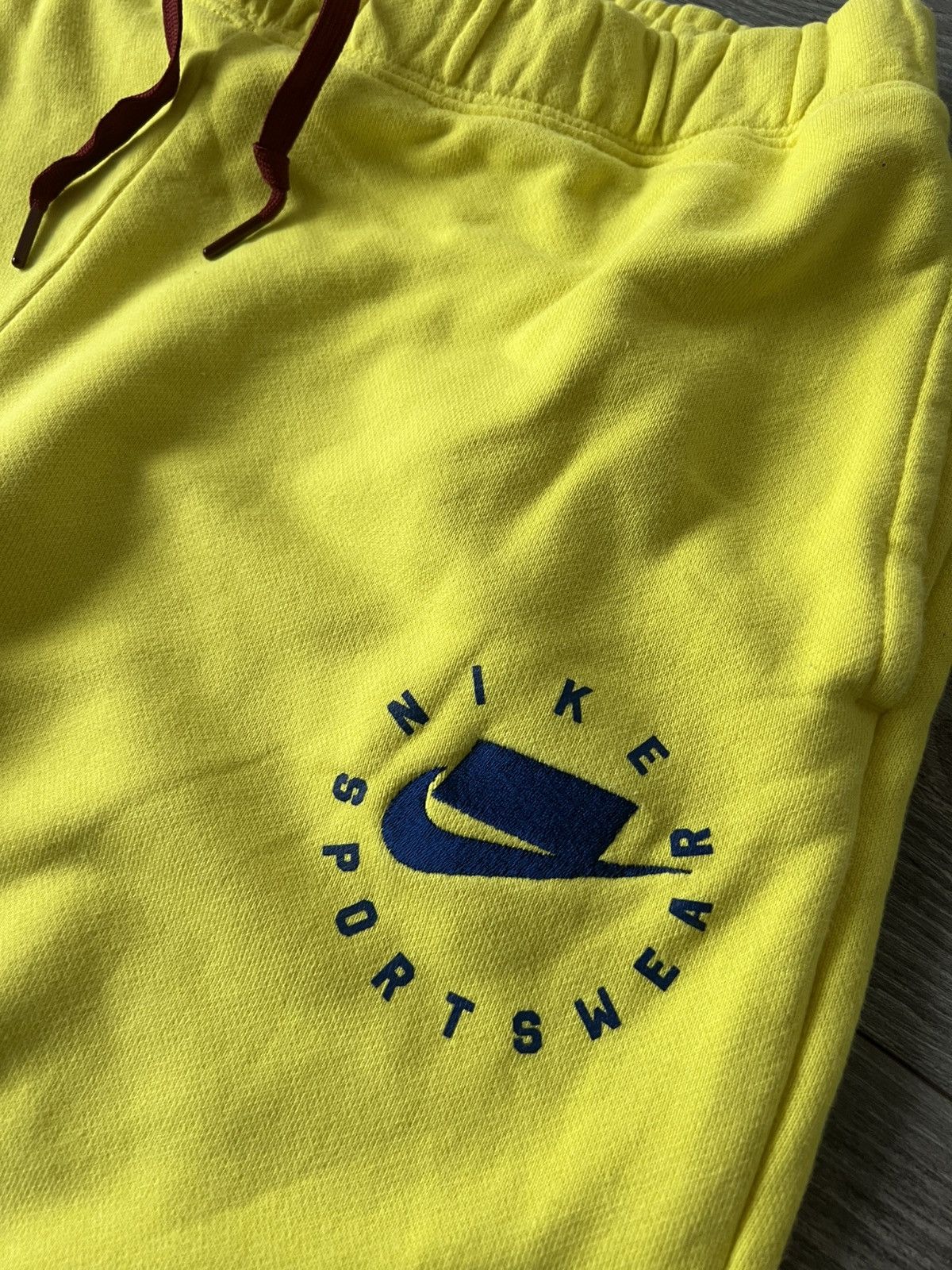 Nike ‼️Nike Sportswear NSW 253 Yellow Cotton Joggers‼️ Size US 32 / EU 48 - 13 Thumbnail