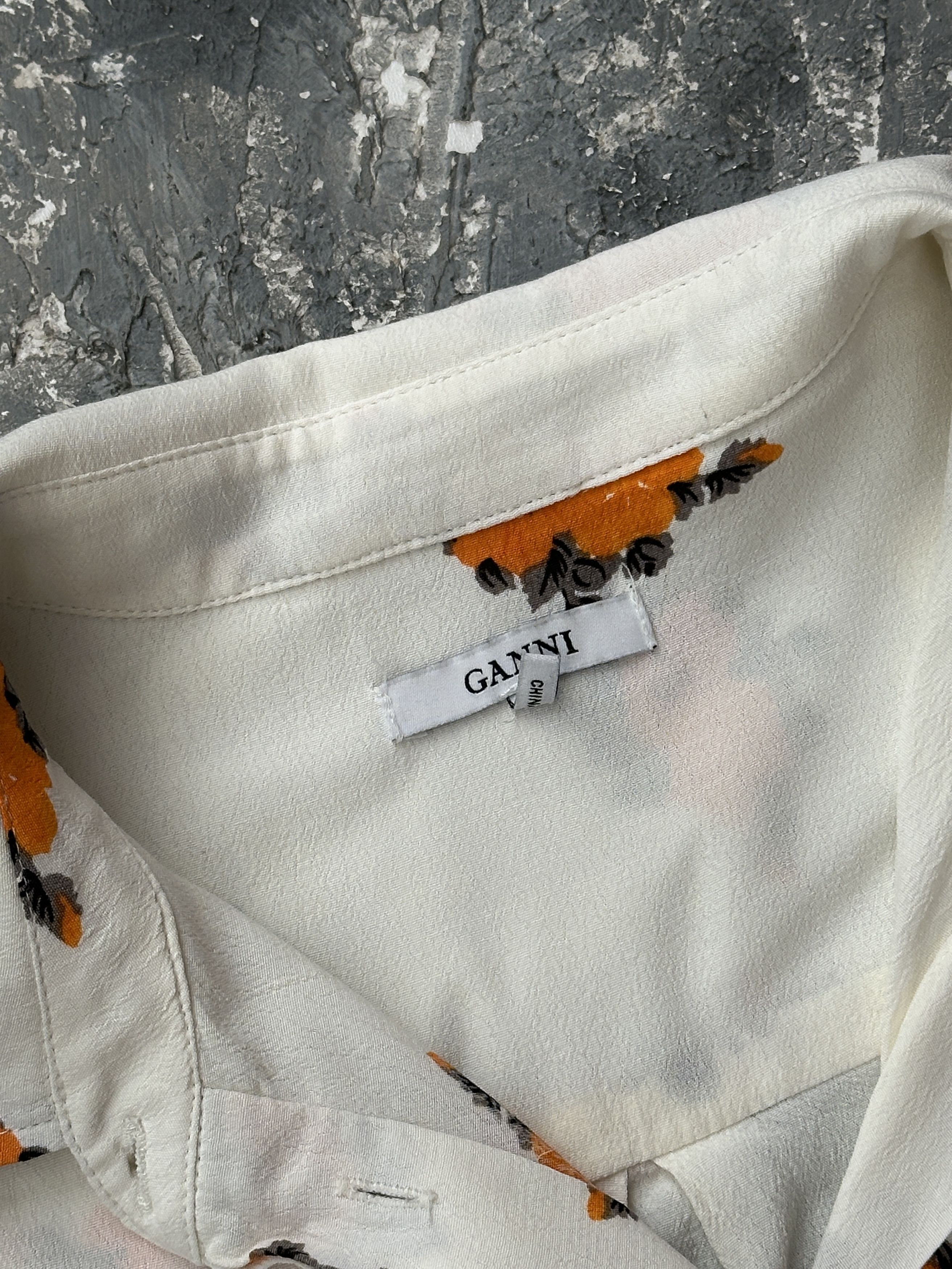 Ganni ganni floral viscose shirt Size S / US 4 / IT 40 - 4 Thumbnail