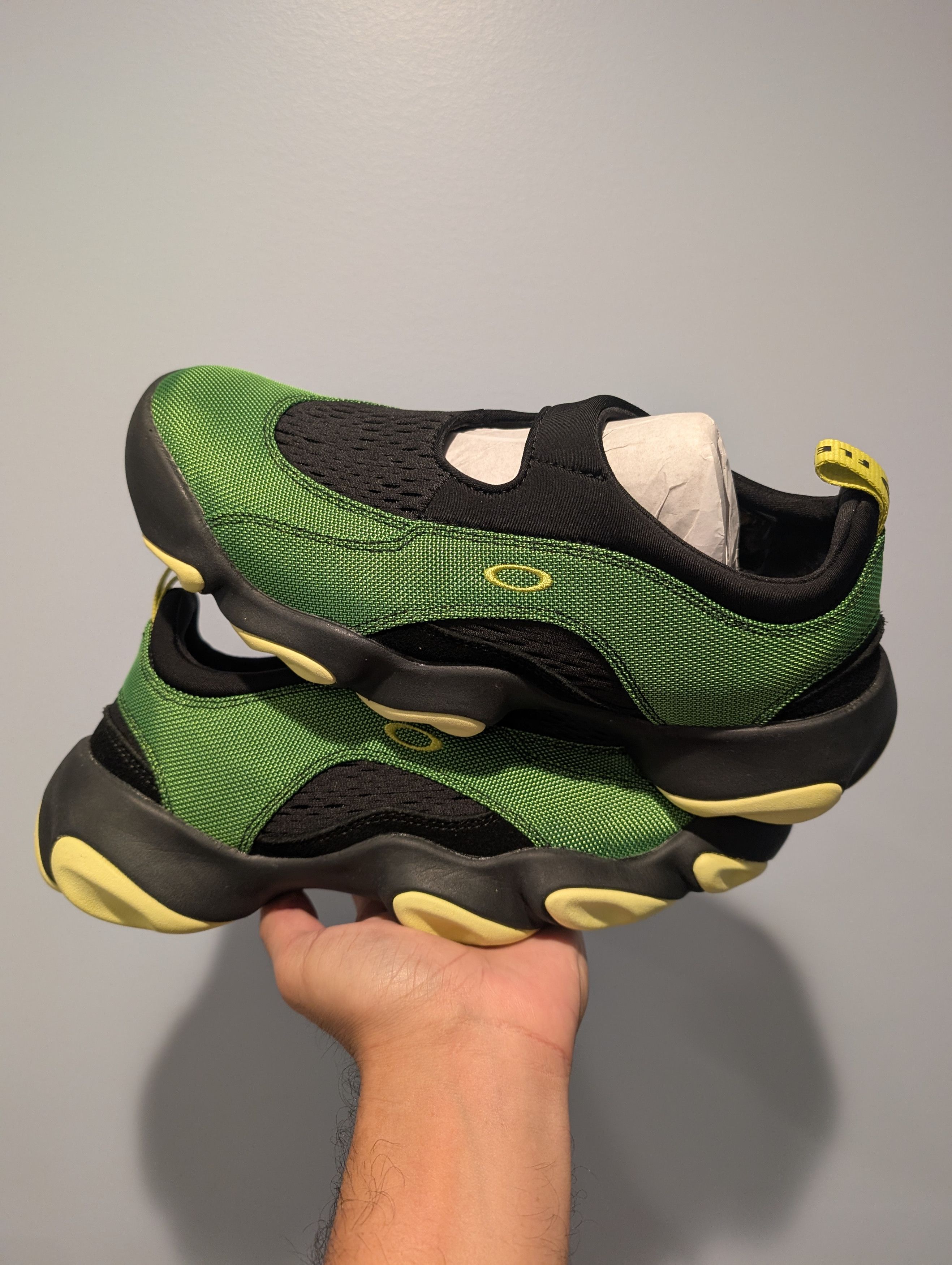 Oakley Oakley Factory Team Flesh Sandal Green/Lemon Size US 9 / EU 42 - 2 Thumbnail