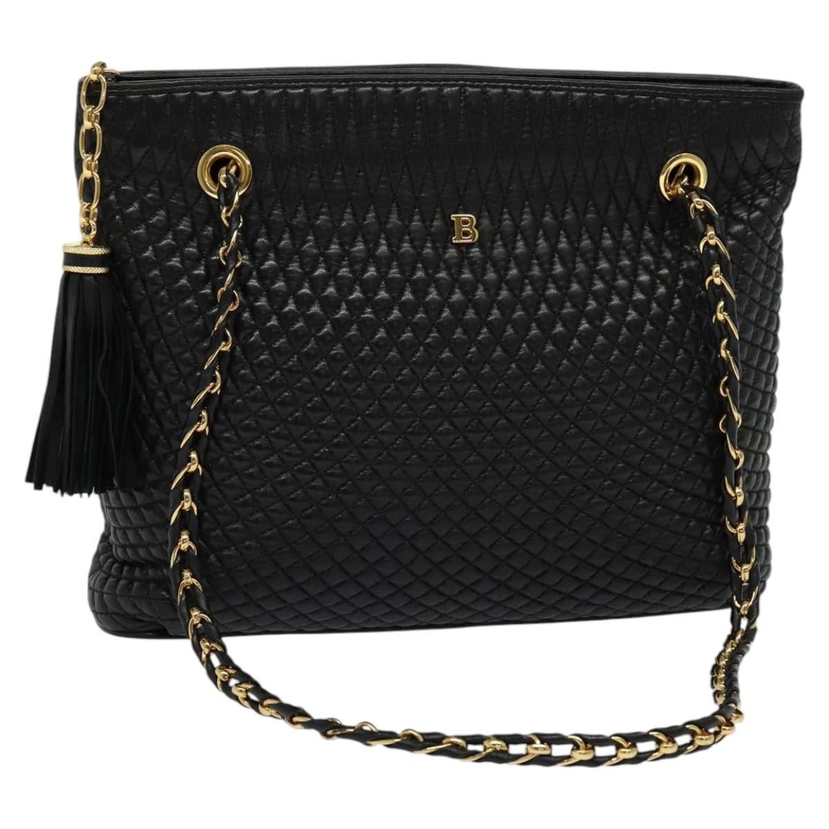 Bally Black Leather Shoulder Bag (Pre-Owned) Size ONE SIZE - 1 Thumbnail