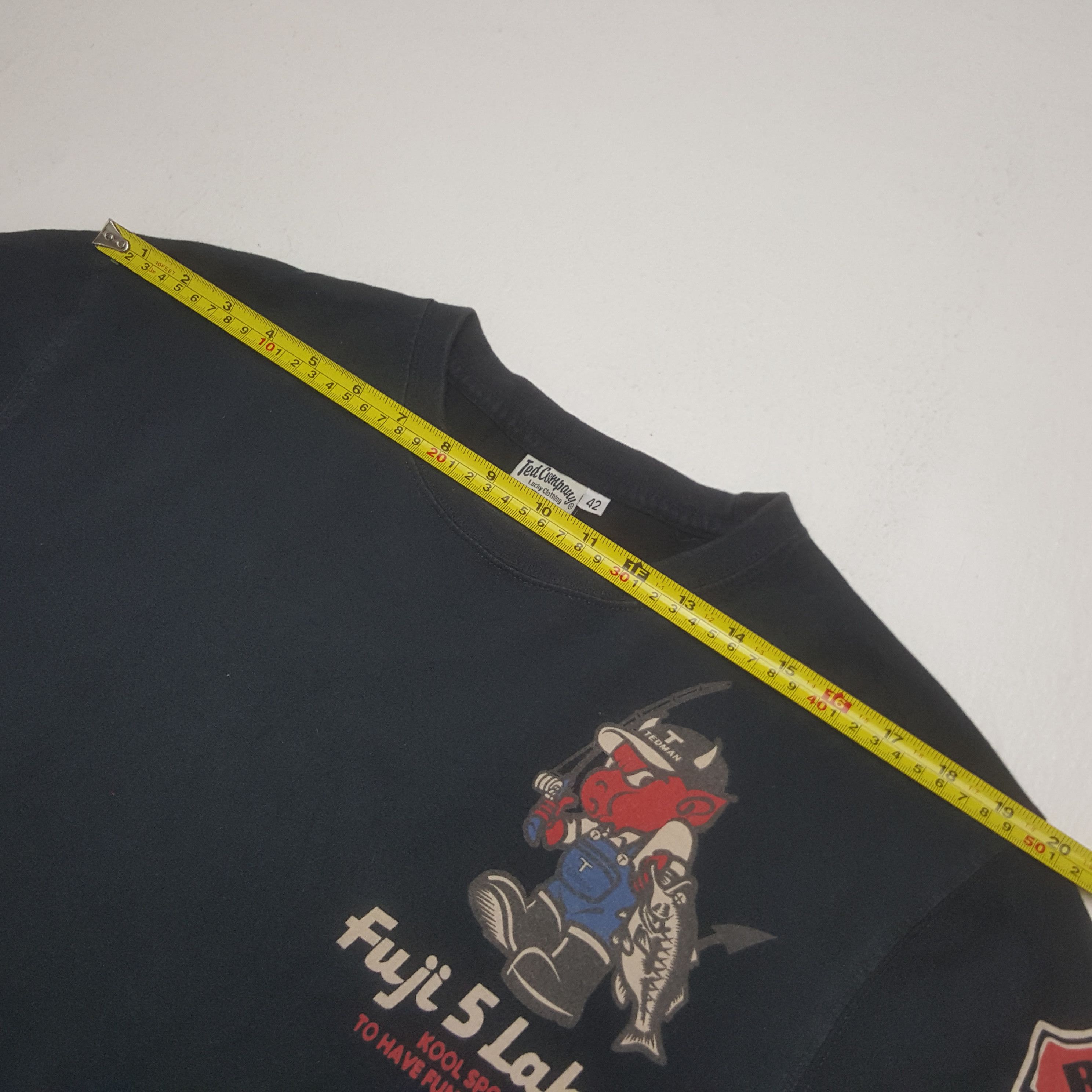 Vintage Vintage Ted Company Fuji 5 Lakes Fishing Art Tshirt C319N58 Size US M / EU 48-50 / 2 - 6 Thumbnail