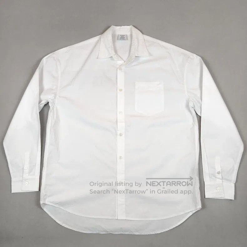Vetements VETEMENTS White Shirt Size US M / EU 48-50 / 2 - 1 Thumbnail