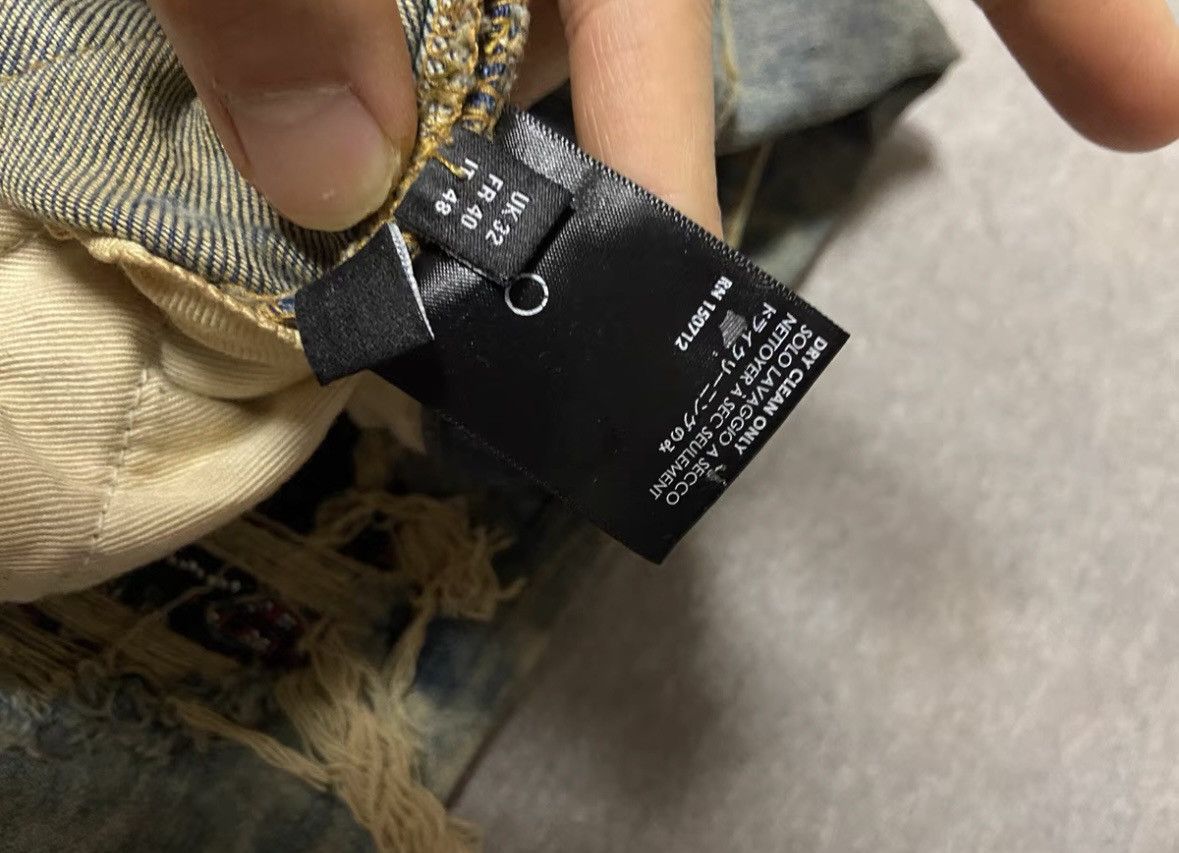 Amiri Amiri Dirty Indigo MX1 Jeans Size US 32 / EU 48 - 4 Thumbnail