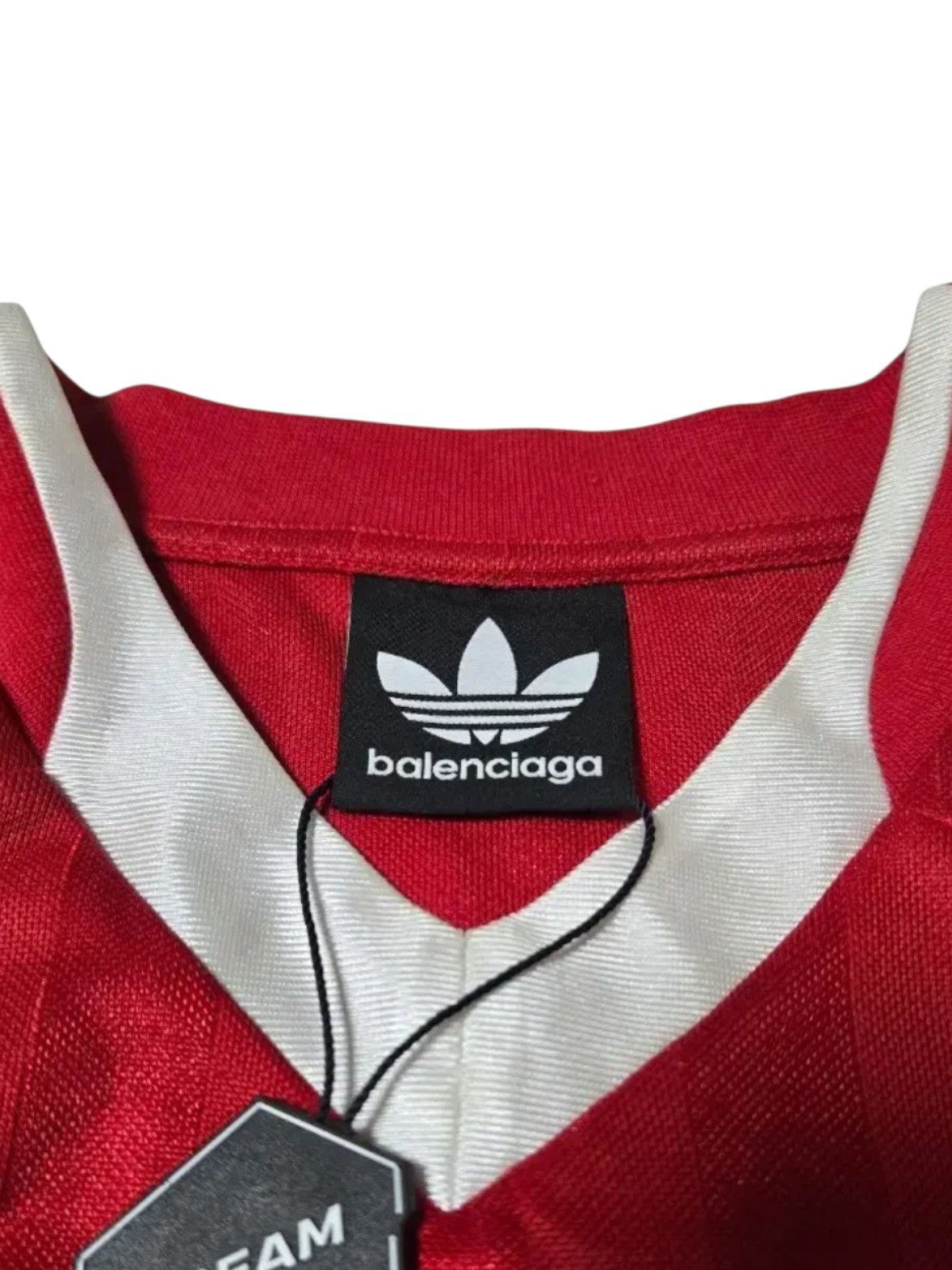 Balenciaga Balenciaga X Adidas Soccer Shirt Red Size US M / EU 48-50 / 2 - 3 Thumbnail