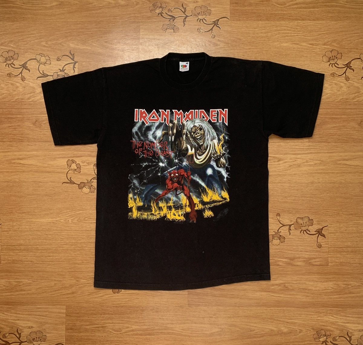 Fruit Of The Loom Iron Maiden The Number Of The Beast 2010 T Shirt Tee Size US L / EU 52-54 / 3 - 1 Thumbnail