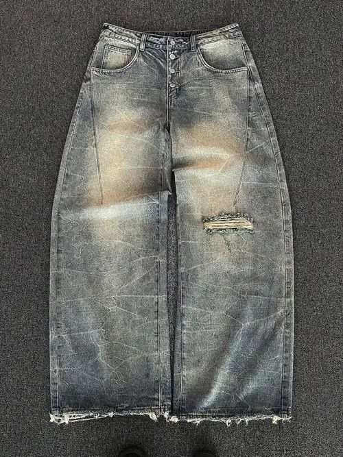 Jean Retro Distressed ripped baggy Jeans Size US 32 / EU 48 - 1 Thumbnail
