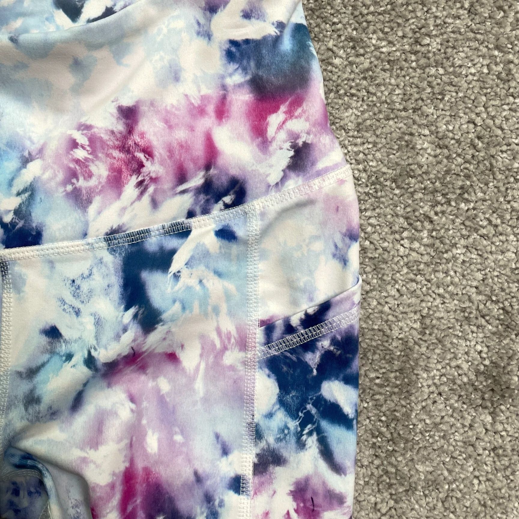 Vintage Gaiam Leggings Womens XS Multi Floral Compression Athletic Activewear Outdoor Athleisure 24x22 Size 26" / US 2 / IT 38 - 4 Thumbnail