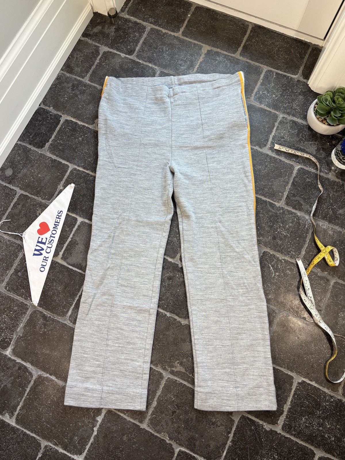 Vintage Vintage Tracksuit 2pc Two Piece Sweat Suit Pants 70s Large Size 42L - 3 Thumbnail