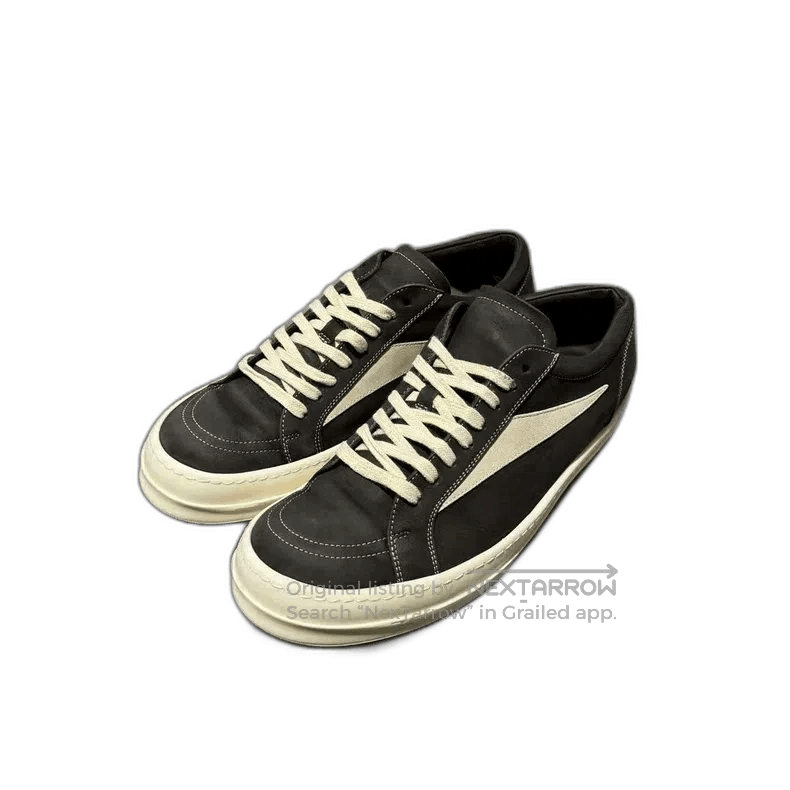 Rick Owens Rick Owens Ro vans Matte Leather Sneakers. Size US 10 / EU 43 - 1 Thumbnail