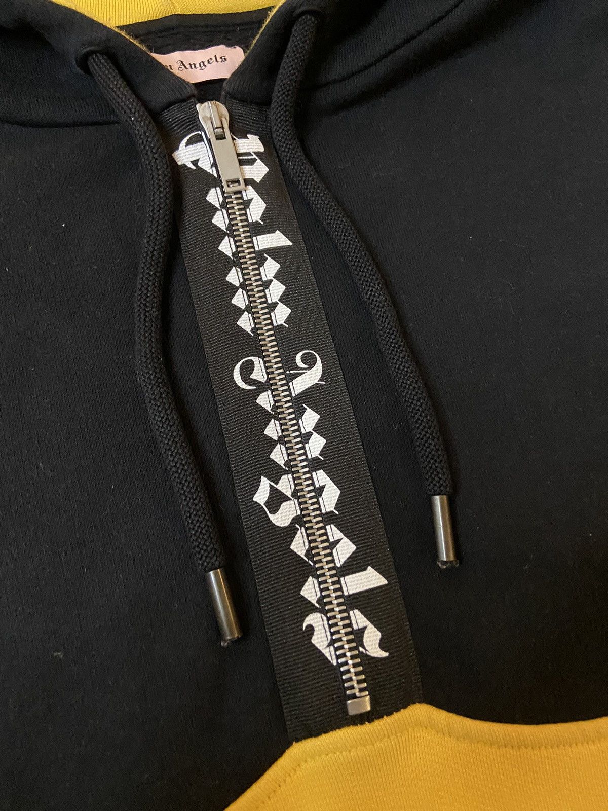 Palm Angels Palm Angels Hoodie Back Logo Quarter Zip Anorak Jacket Black Size US L / EU 52-54 / 3 - 4 Thumbnail