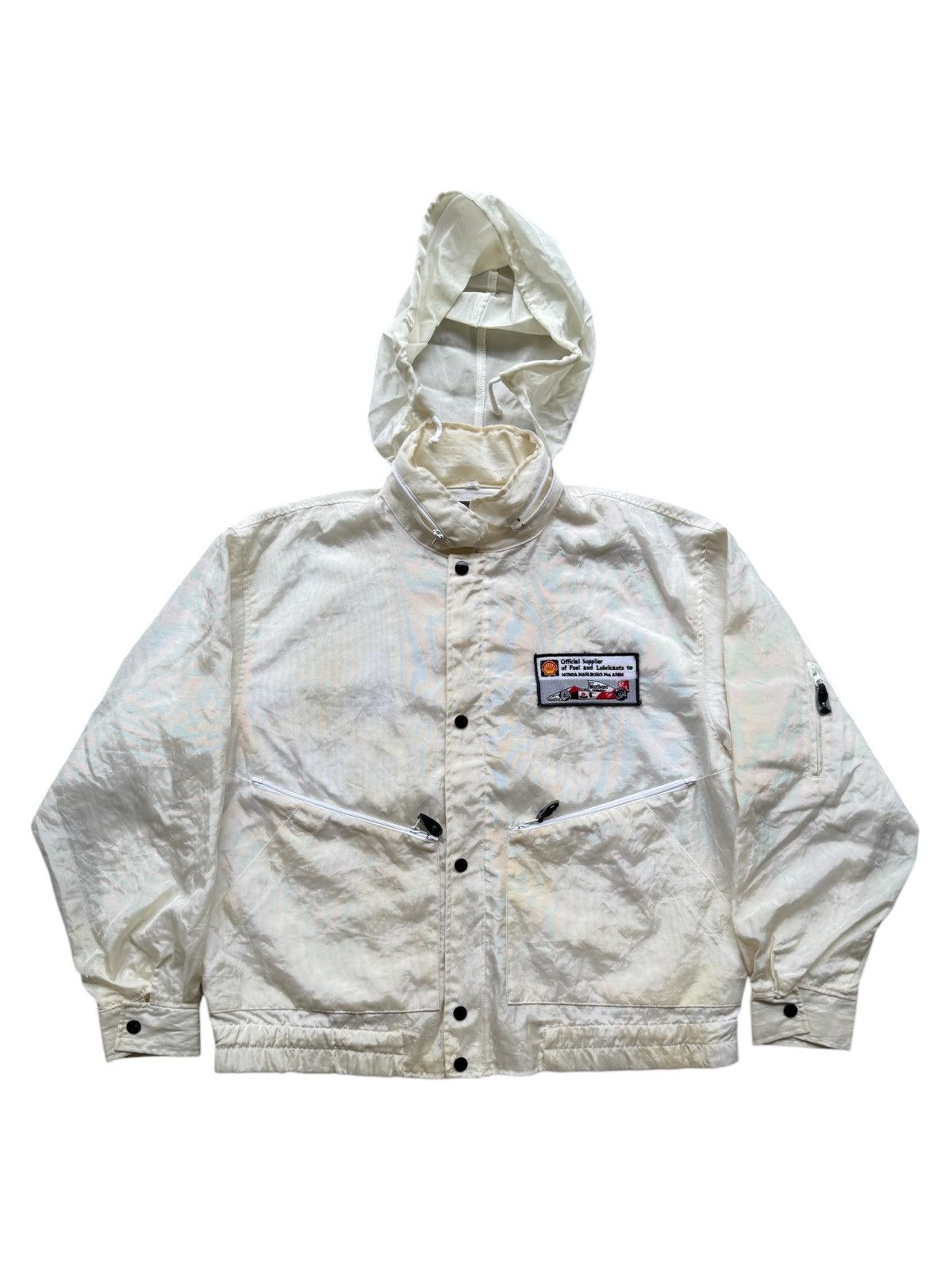 Formula 1 VERY RARE VINTAGE JACKET FORMULA 1 HONDA MCLAREN MARLBORO Size US L / EU 52-54 / 3 - 4 Thumbnail