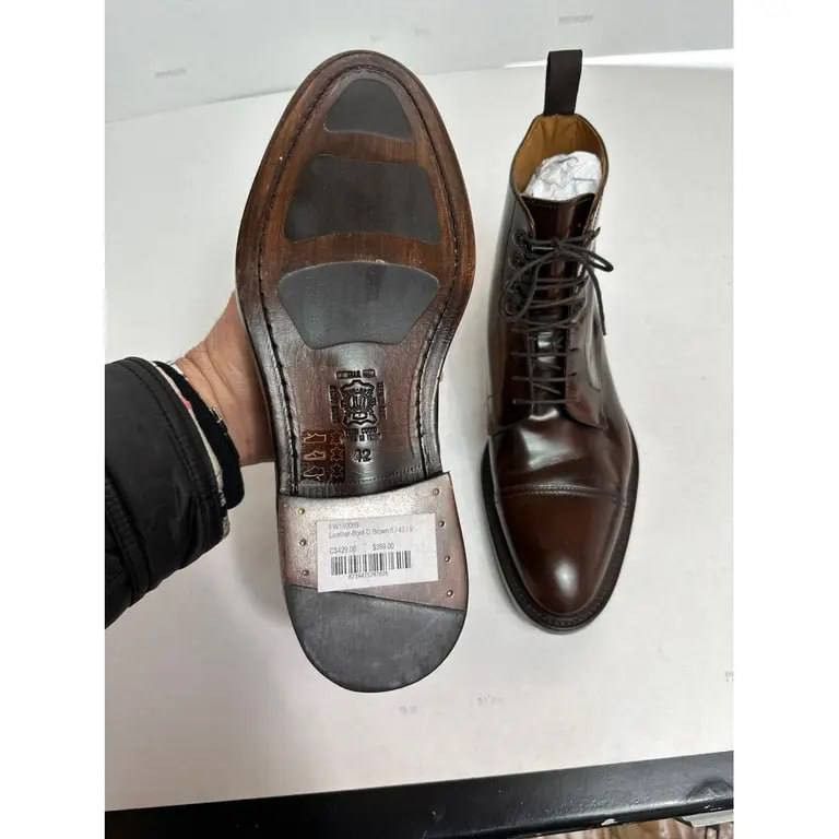 Handmade × Suitsupply New Suitsupply Brown Patent Leather Boots Size US 9 / EU 42 - 4 Thumbnail