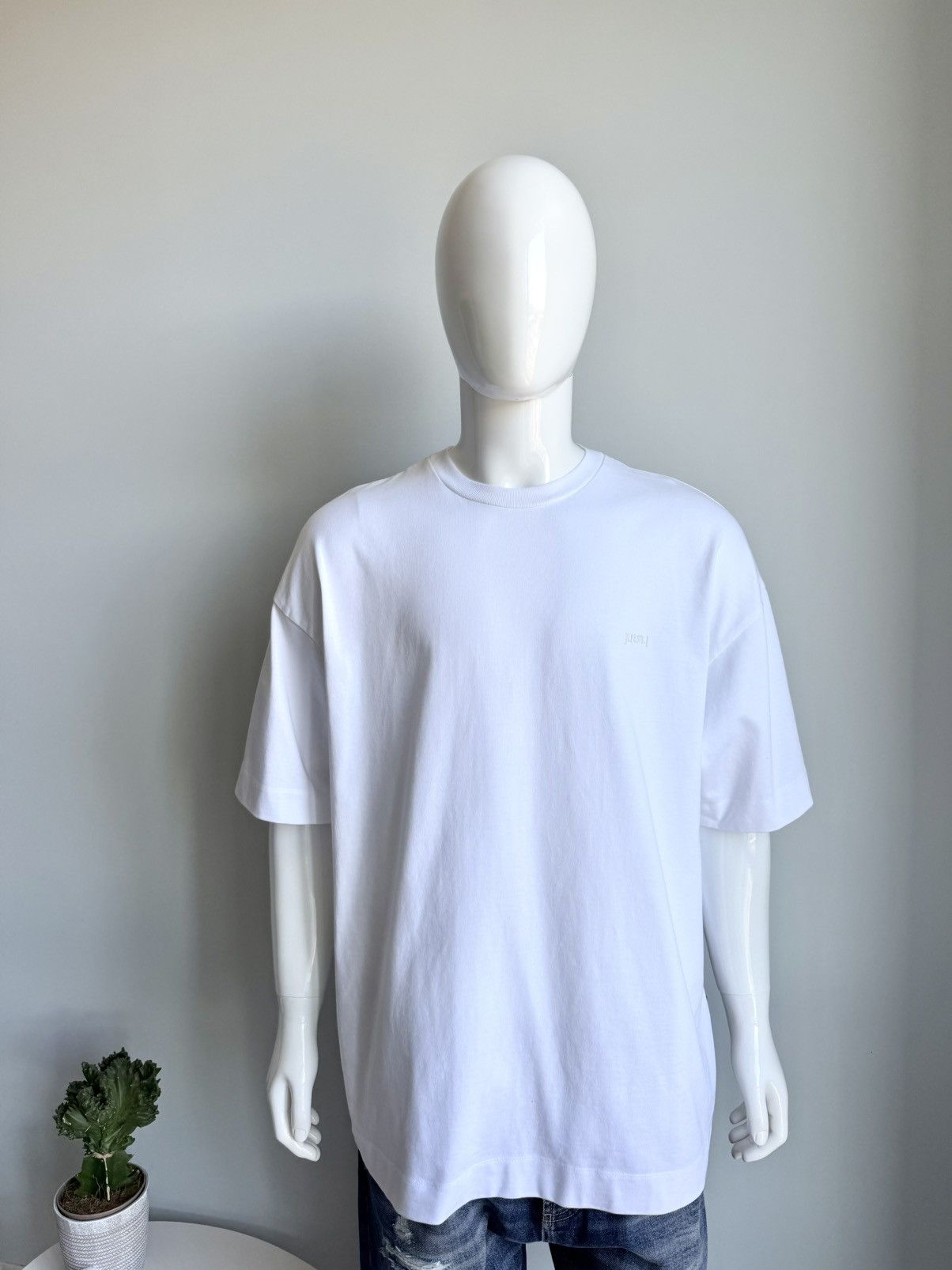Juun.J Juun. J white oversized tee Korea Design Size US S / EU 44-46 / 1 - 2 Thumbnail