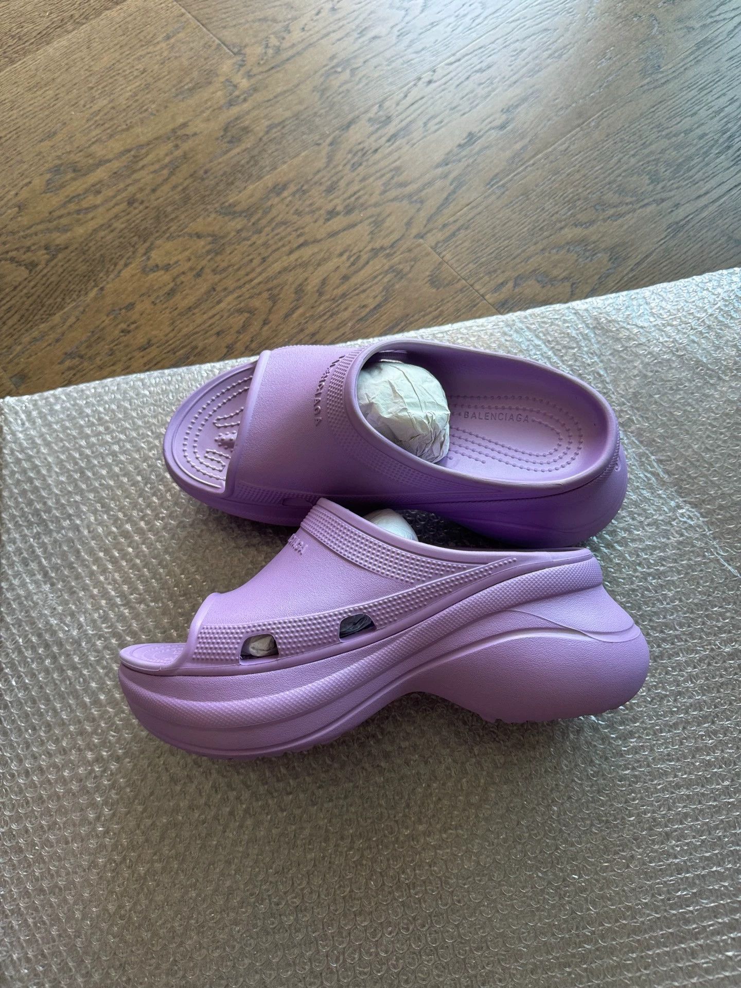 Balenciaga Balenciaga Platform Slides Lavender Purple Wmns 38 Size US 7.5 / IT 37.5 - 4 Thumbnail