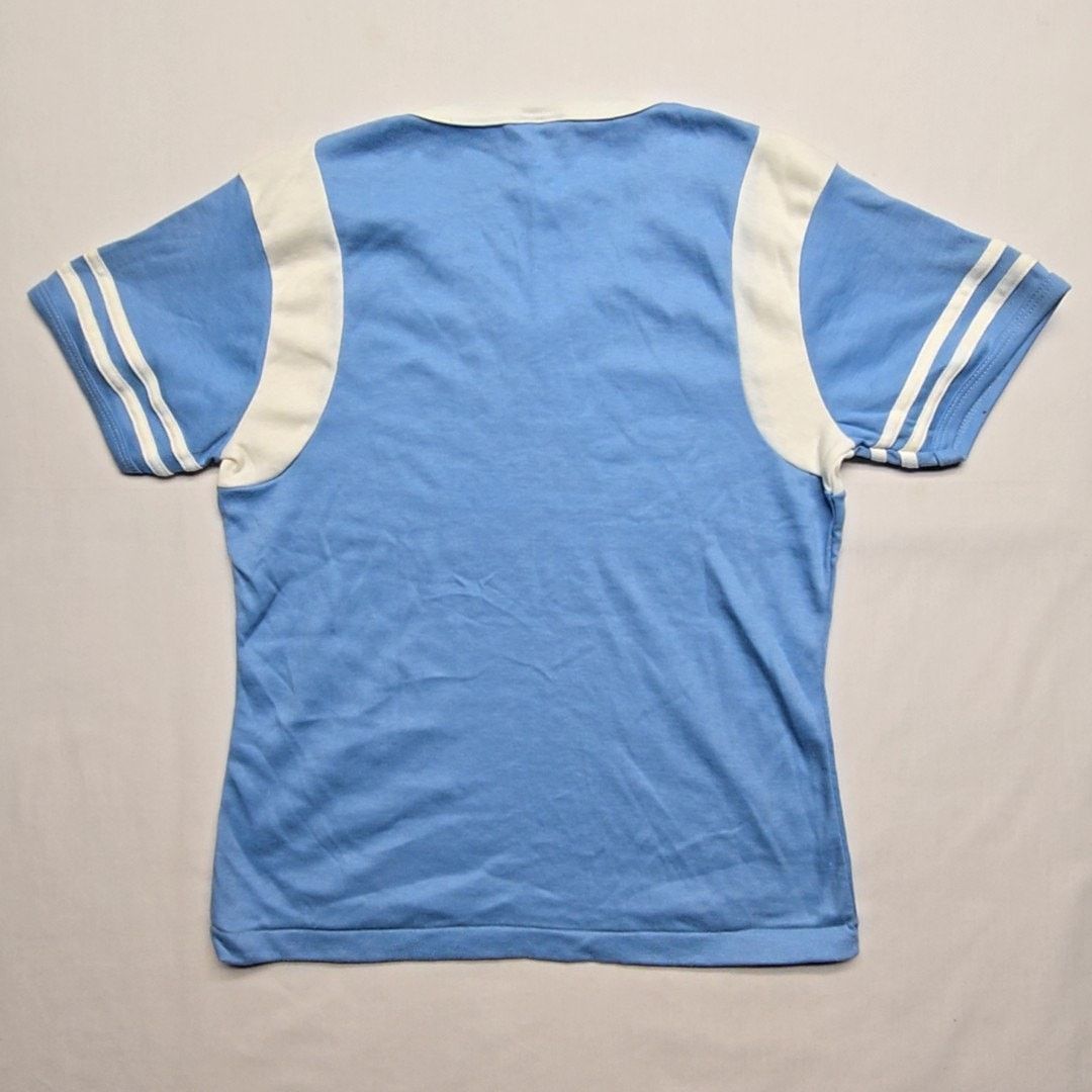 Vintage Vintage Montana Graphic Tee Le Riche Blue White M Shirt Size M / US 6-8 / IT 42-44 - 4 Thumbnail