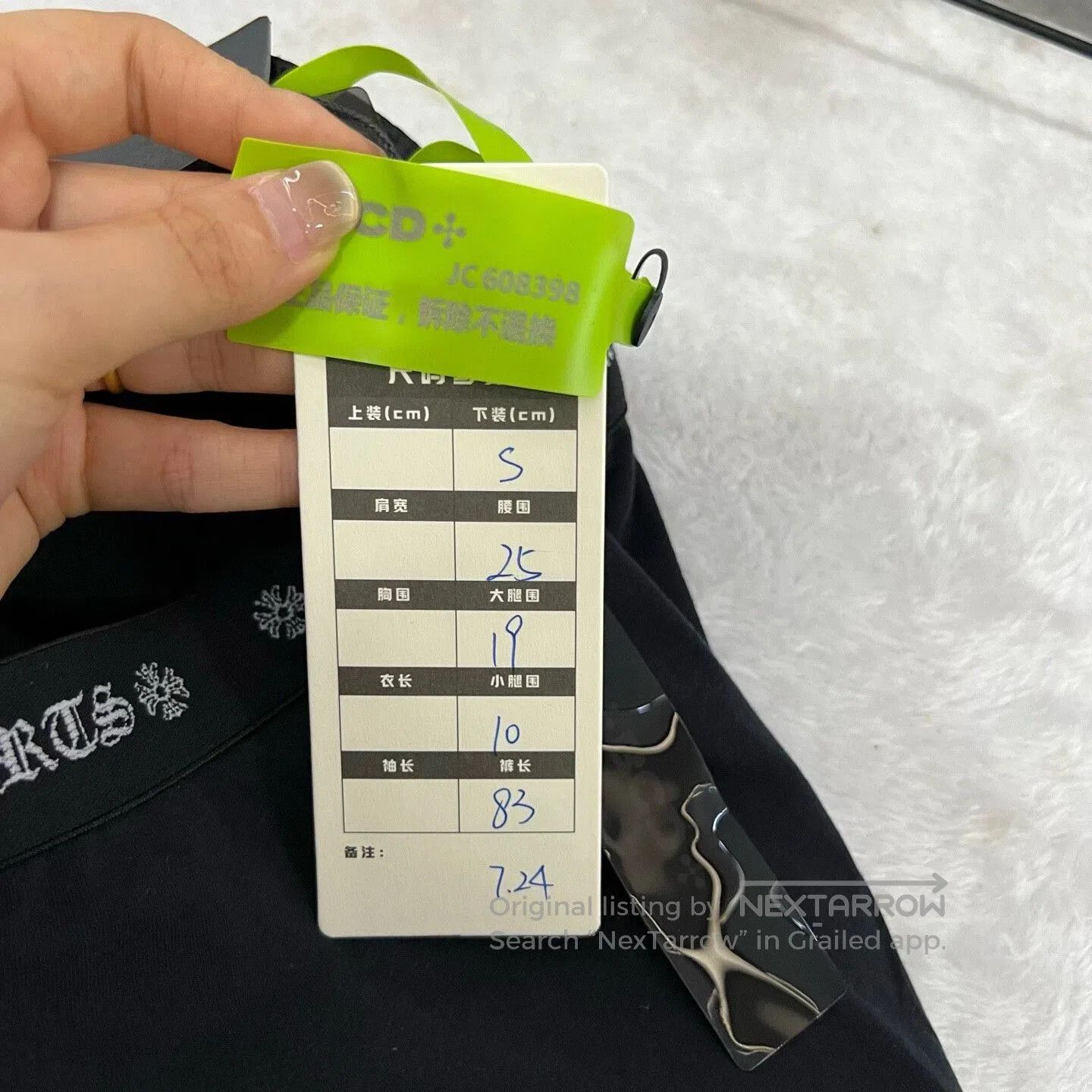 Chrome Hearts Chrome Hearts Black Graphic Tights. Size 28" / US 6 / IT 42 - 4 Thumbnail