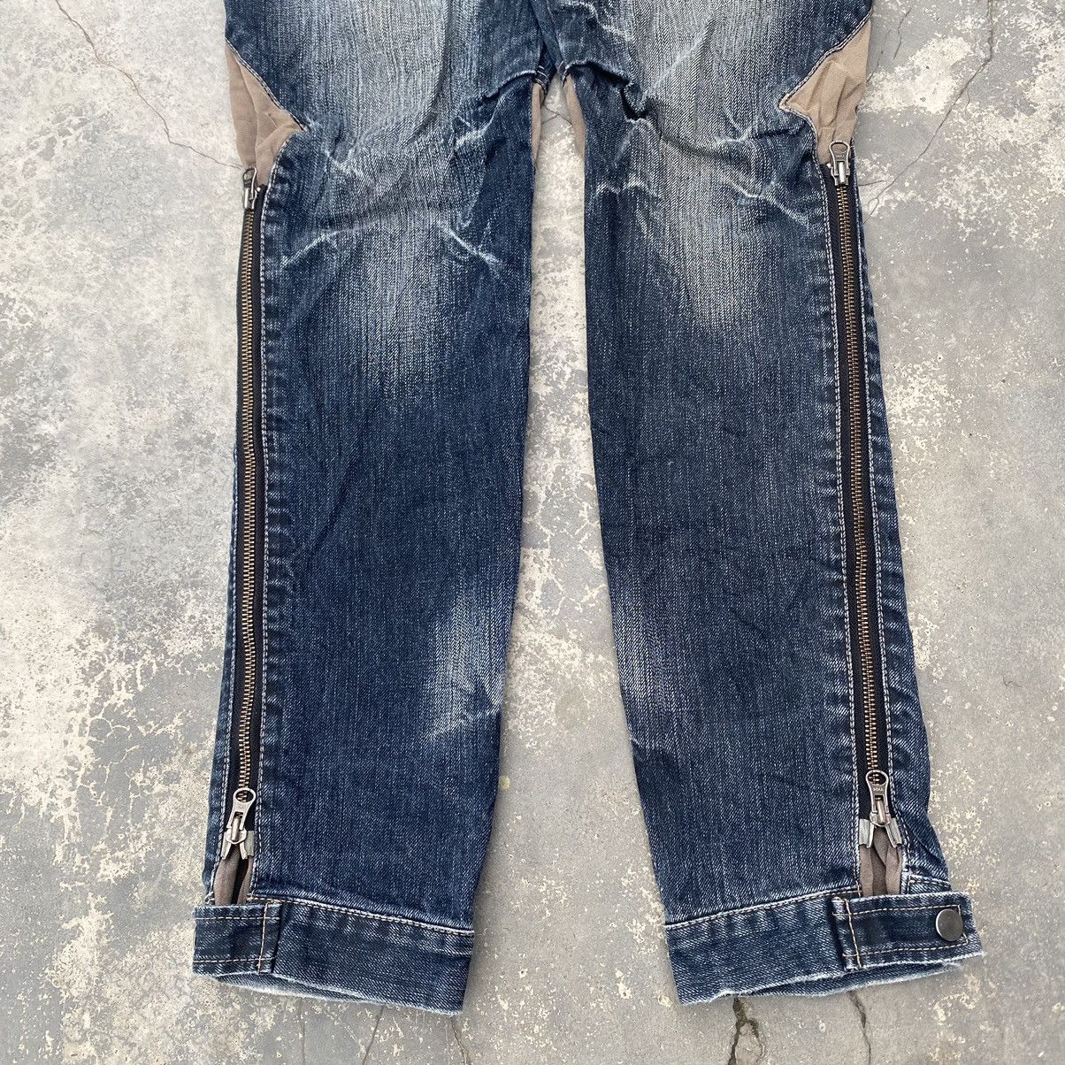 If Six Was Nine PPFM Seditionaries Adjustable Zipper Jeans Size US 31 - 4 Thumbnail