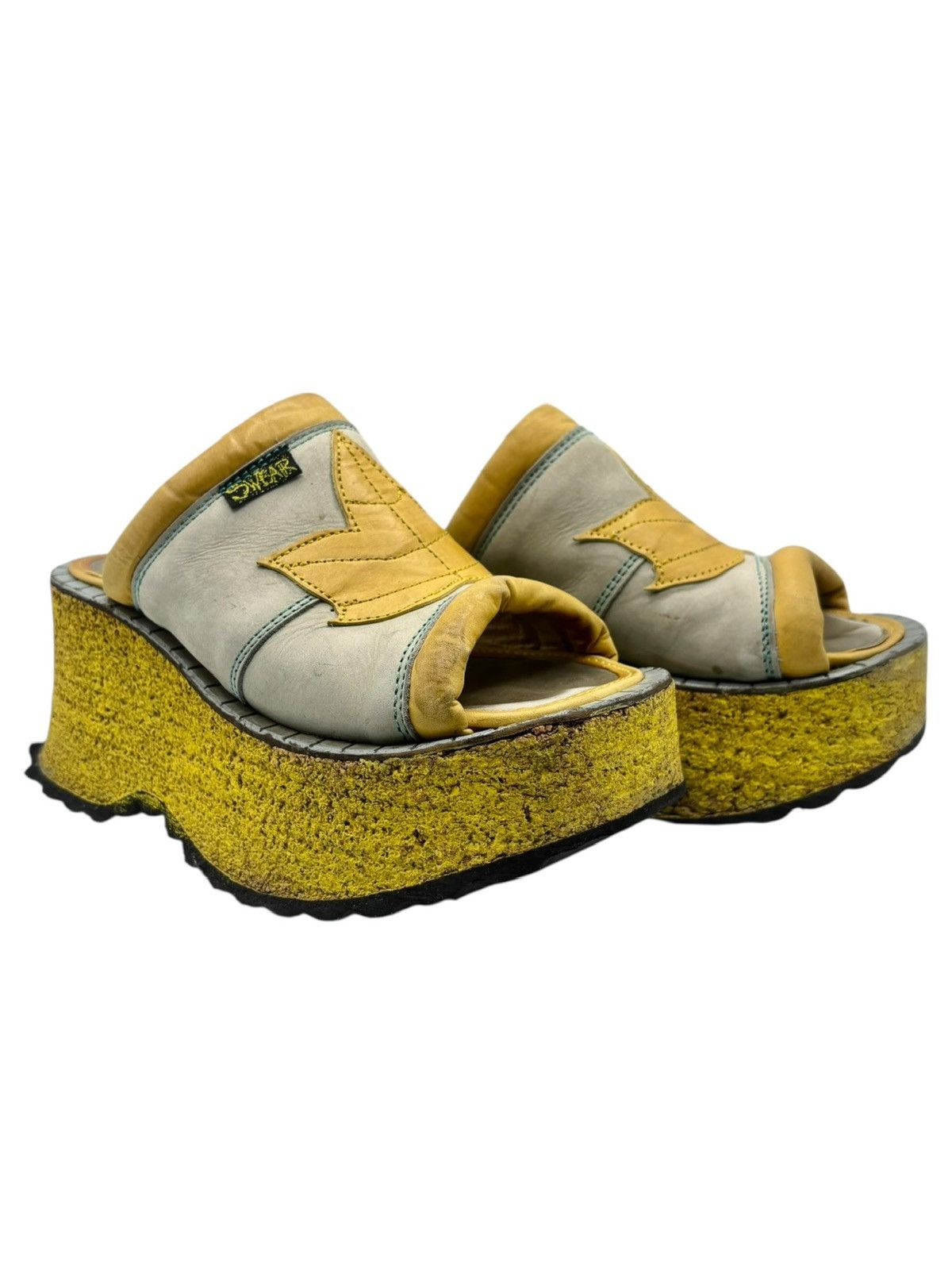 SWEAR London Vintage Swear London yellow platform sandals Size 37 Size US 7 / IT 37 - 1 Thumbnail