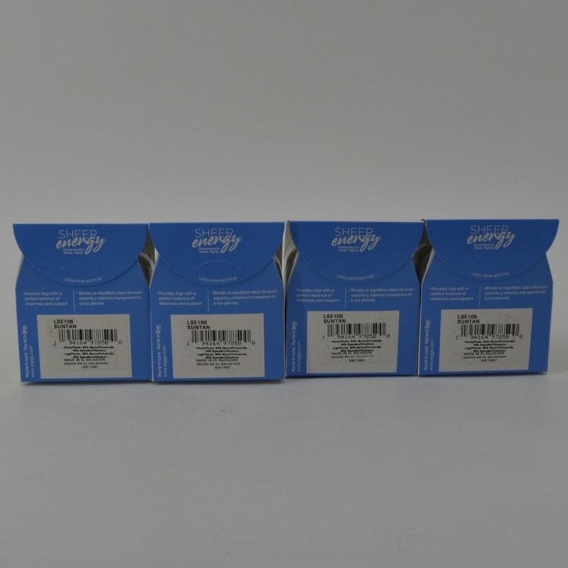 Other Leggs Suntan 4 Pack Size B Pairs 4 Control Top Sheer Energy Size ONE SIZE - 4 Thumbnail