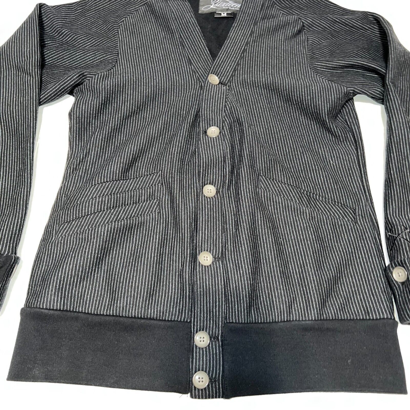 3sixteen 3sixteen Fleece Striped Cardigan Sweatshirt Sweater Medium Size US M / EU 48-50 / 2 - 6 Thumbnail