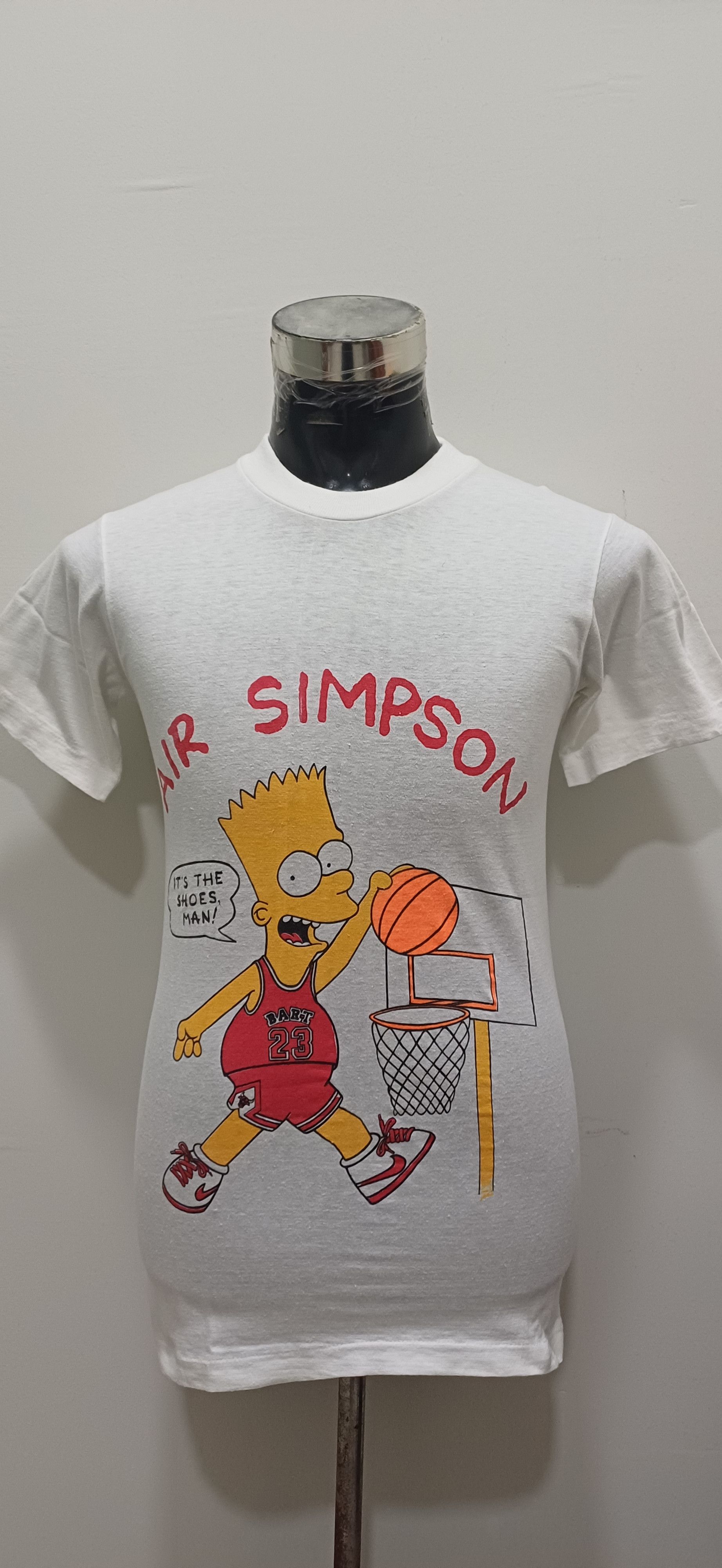 Vintage VINTAGE SIMPSON X NIKE JORDAN SHIRT SHIRT Size US L / EU 52-54 / 3 - 1 Thumbnail