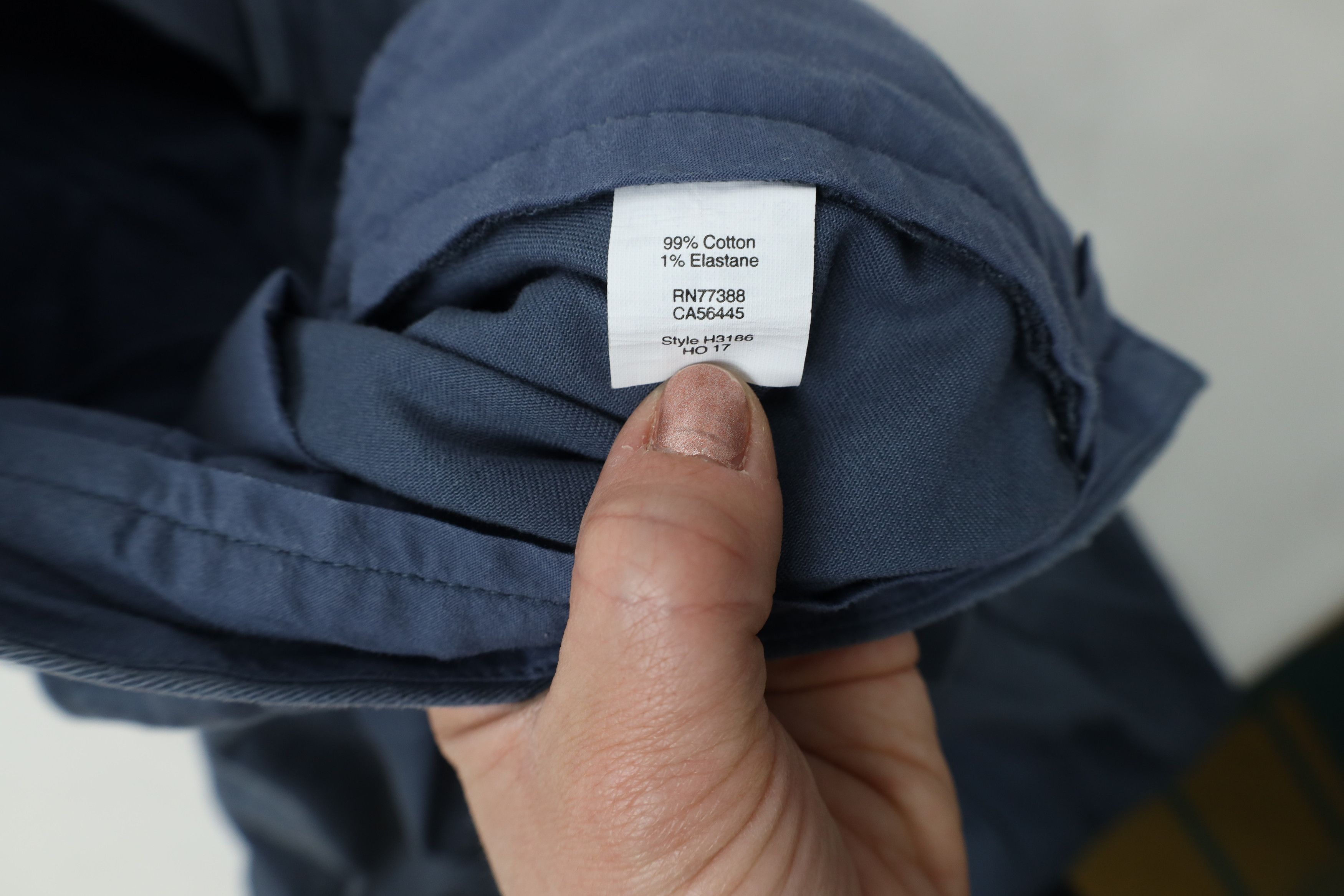 J.Crew × Vintage J Crew Sutton Straight Leg Chino Pants Trousers Blue Cotton Size US 34 / EU 50 - 8 Thumbnail