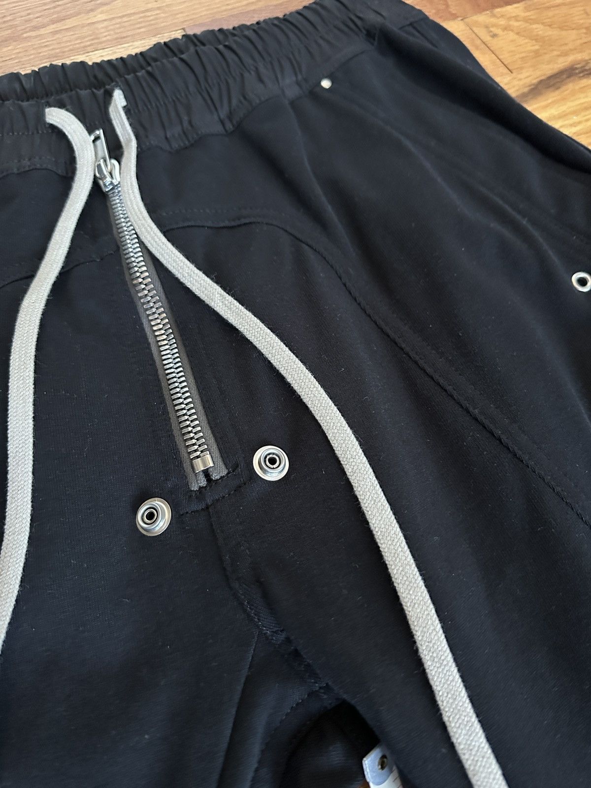 Rick Owens NEW F/W21 GETHSEMANE Black Bauhaus Zip Detail Cargo Pants Size 32" / US 10 / IT 46 - 7 Thumbnail