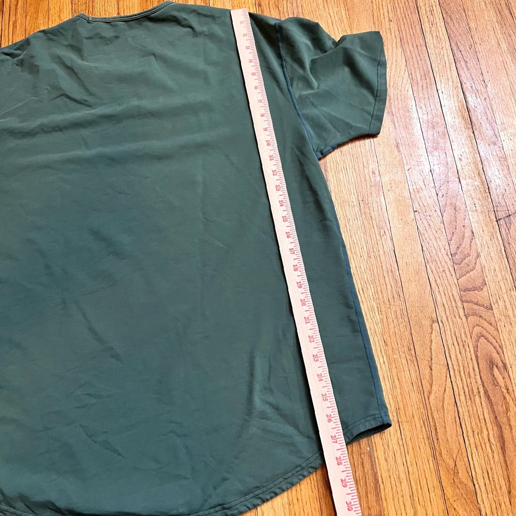 Vintage BYLT Drop Cut Shirt Mens XL Green Performance Workout Tshirt Size US XL / EU 56 / 4 - 2 Thumbnail