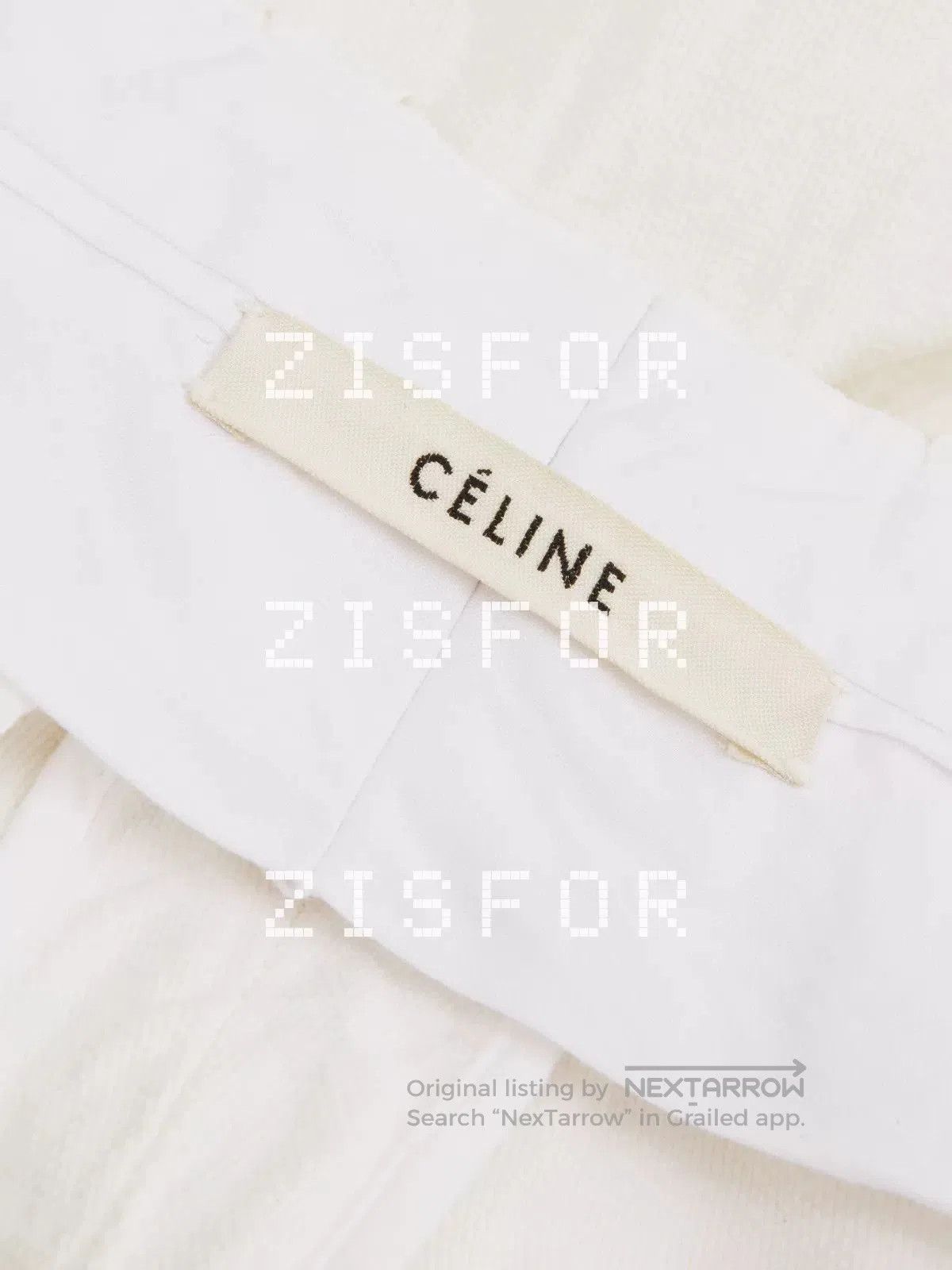 Celine Old Celine Linen Wide-Leg Trousers. Size 33" - 6 Thumbnail