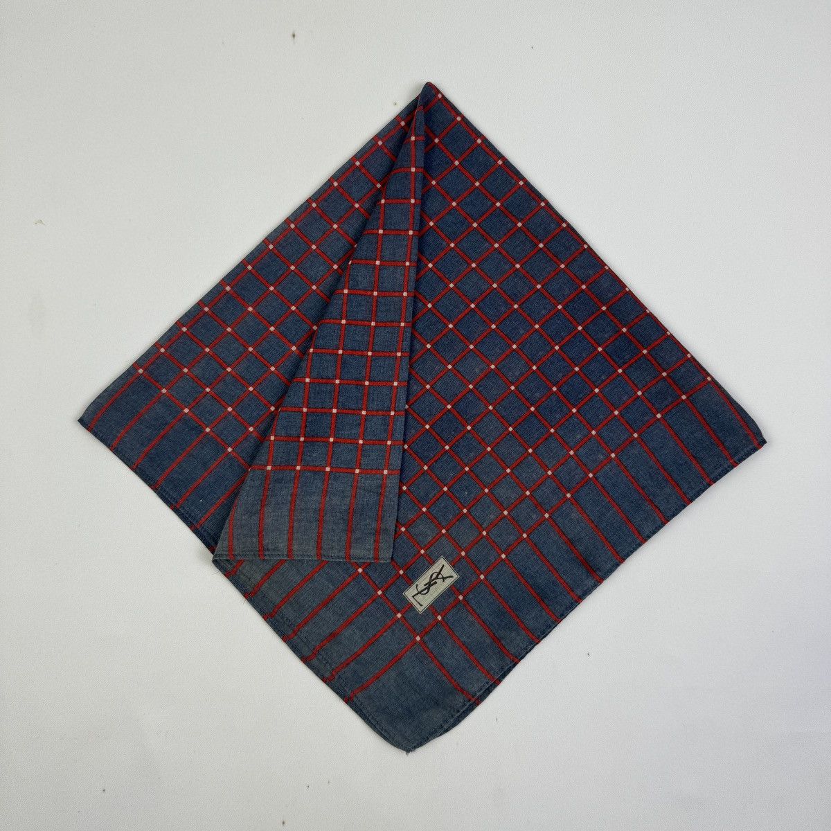 Yves Saint Laurent Vintage Yves Saint Laurent YSL Pocket Square Handkerchief Size ONE SIZE - 1 Thumbnail