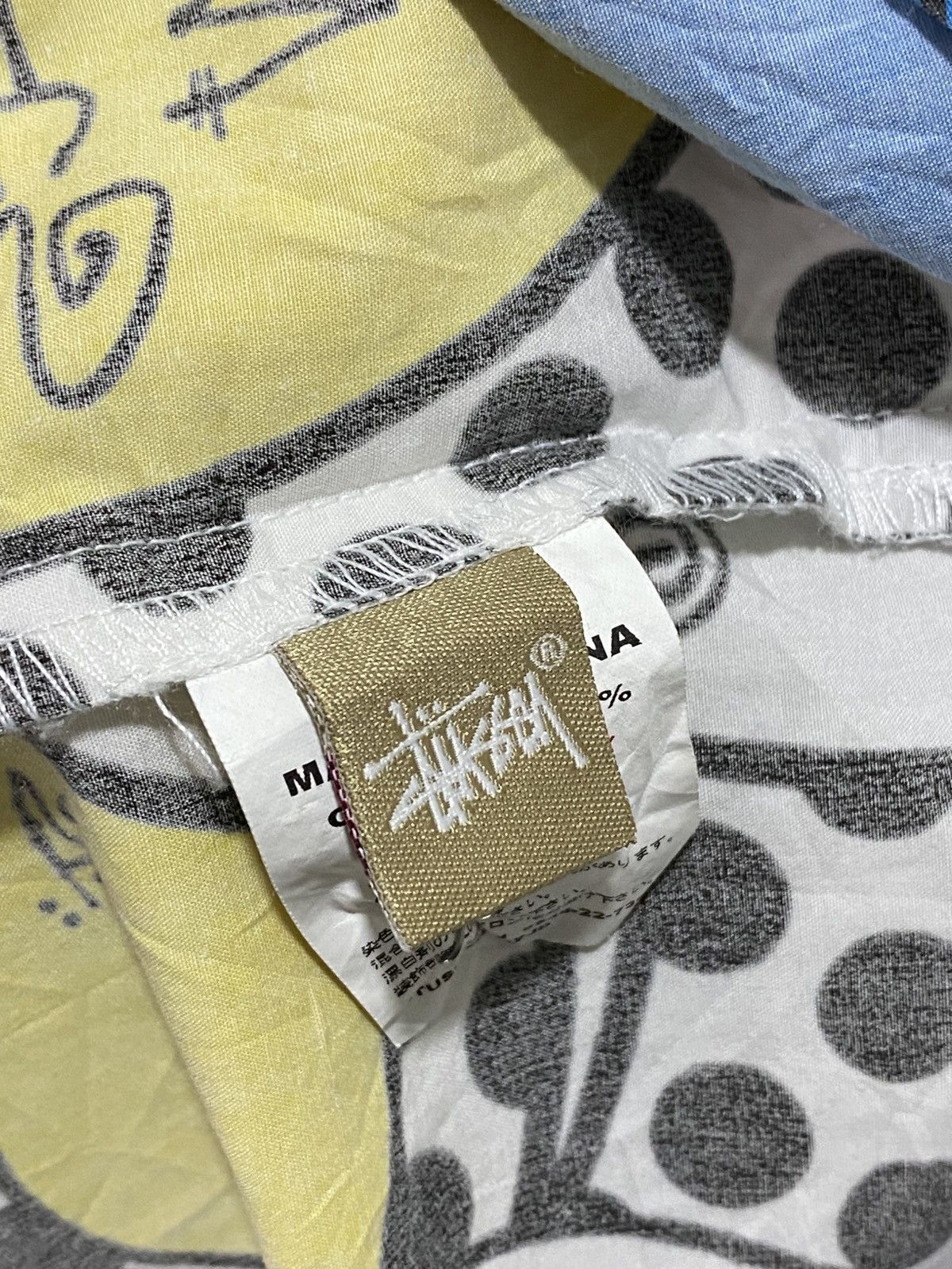 Stussy × Vintage Stussy pop Funky Art Shirt Authentic Gear Full Print Size US XL / EU 56 / 4 - 7 Thumbnail