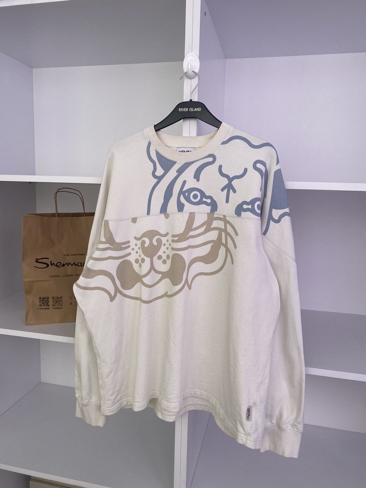 Designer × Kenzo × Vintage Vintage Kenzo Streetwear Sweatshirt Size US L / EU 52-54 / 3 - 4 Thumbnail