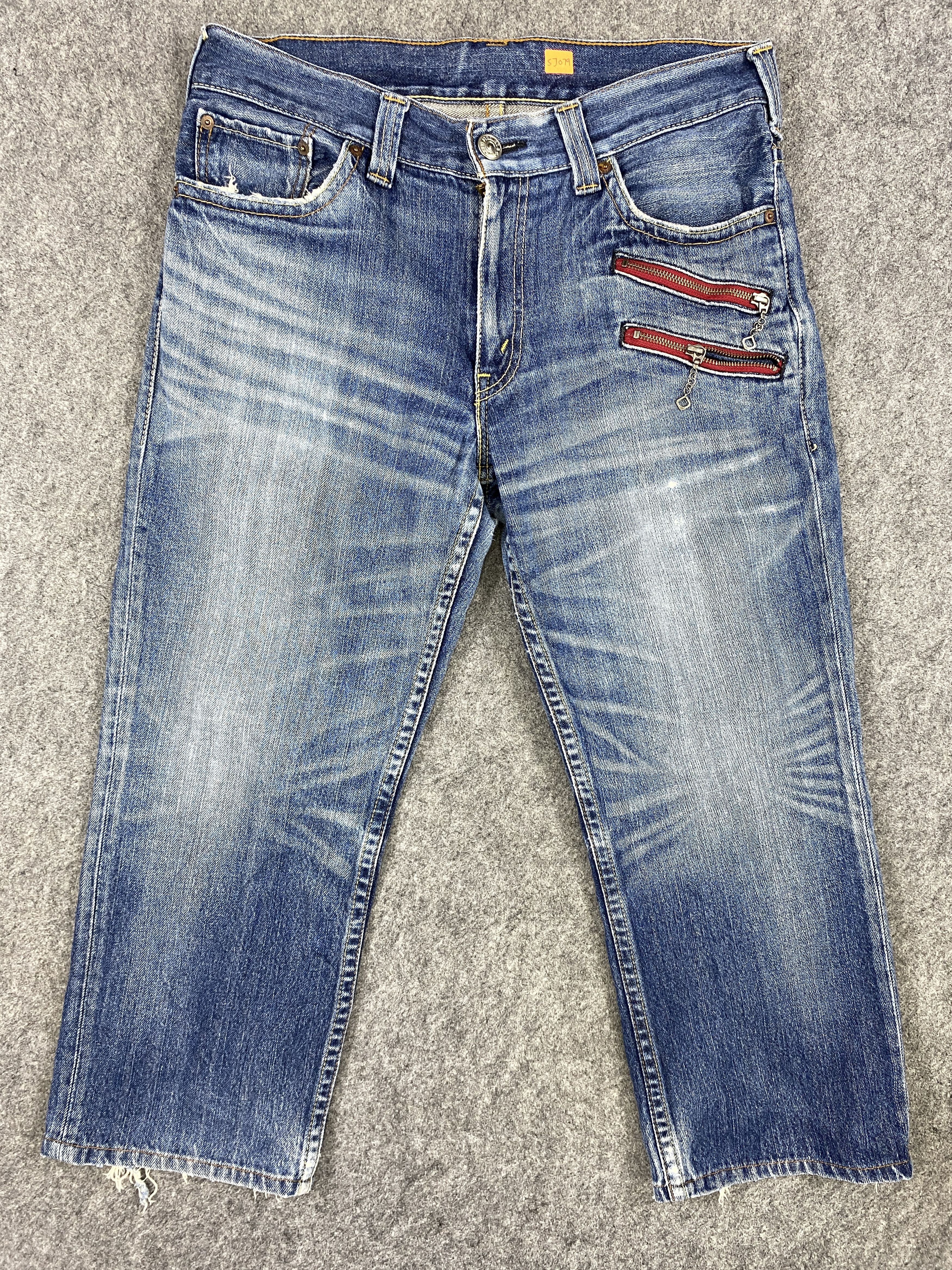 Distressed Blue Vintage Levi's 702 34x24 Denim -SJ079