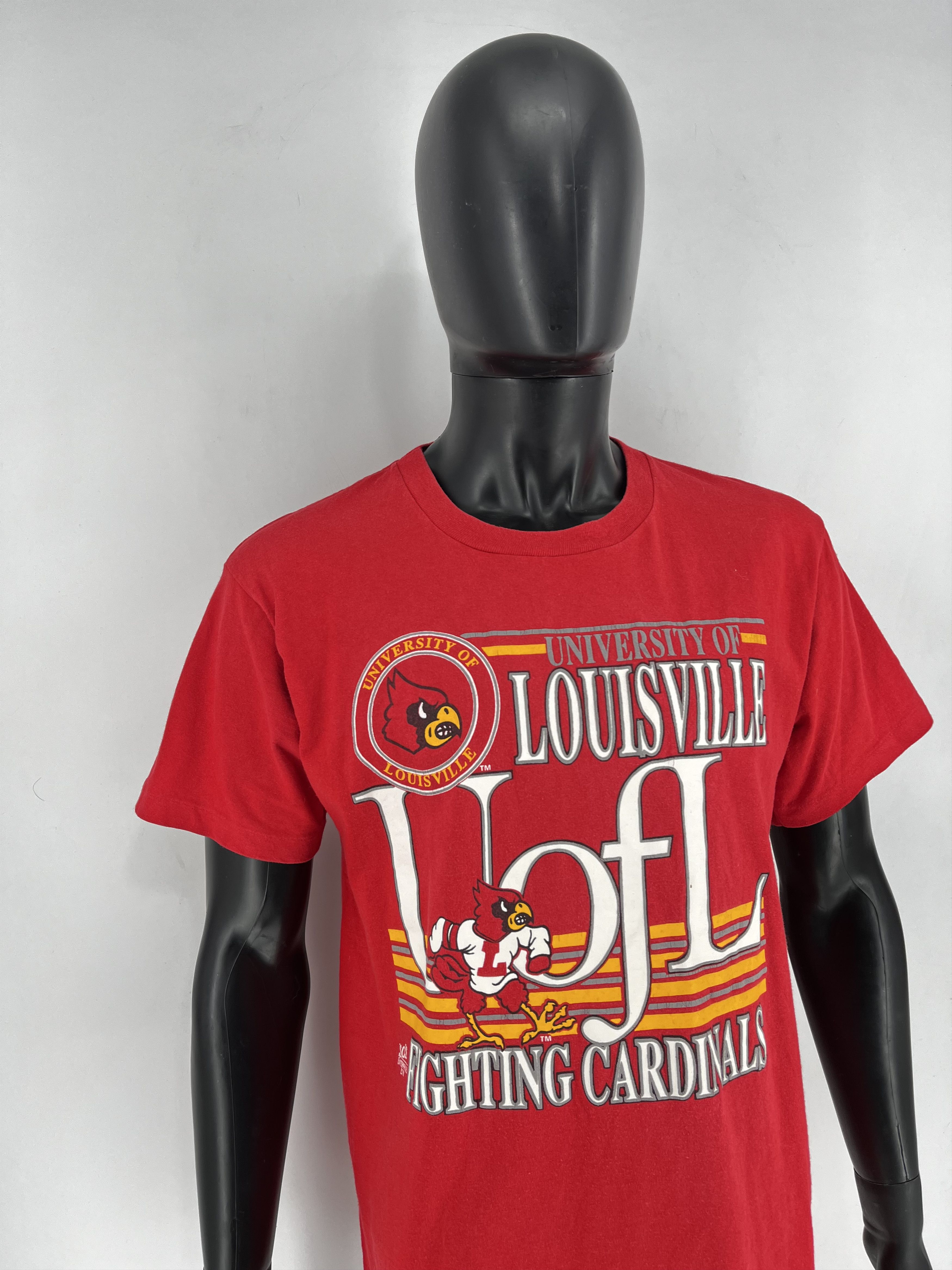 Japanese Brand Vintage Y2K Louisville Fighting Cardinals t-shirts Size US XL / EU 56 / 4 - 3 Thumbnail