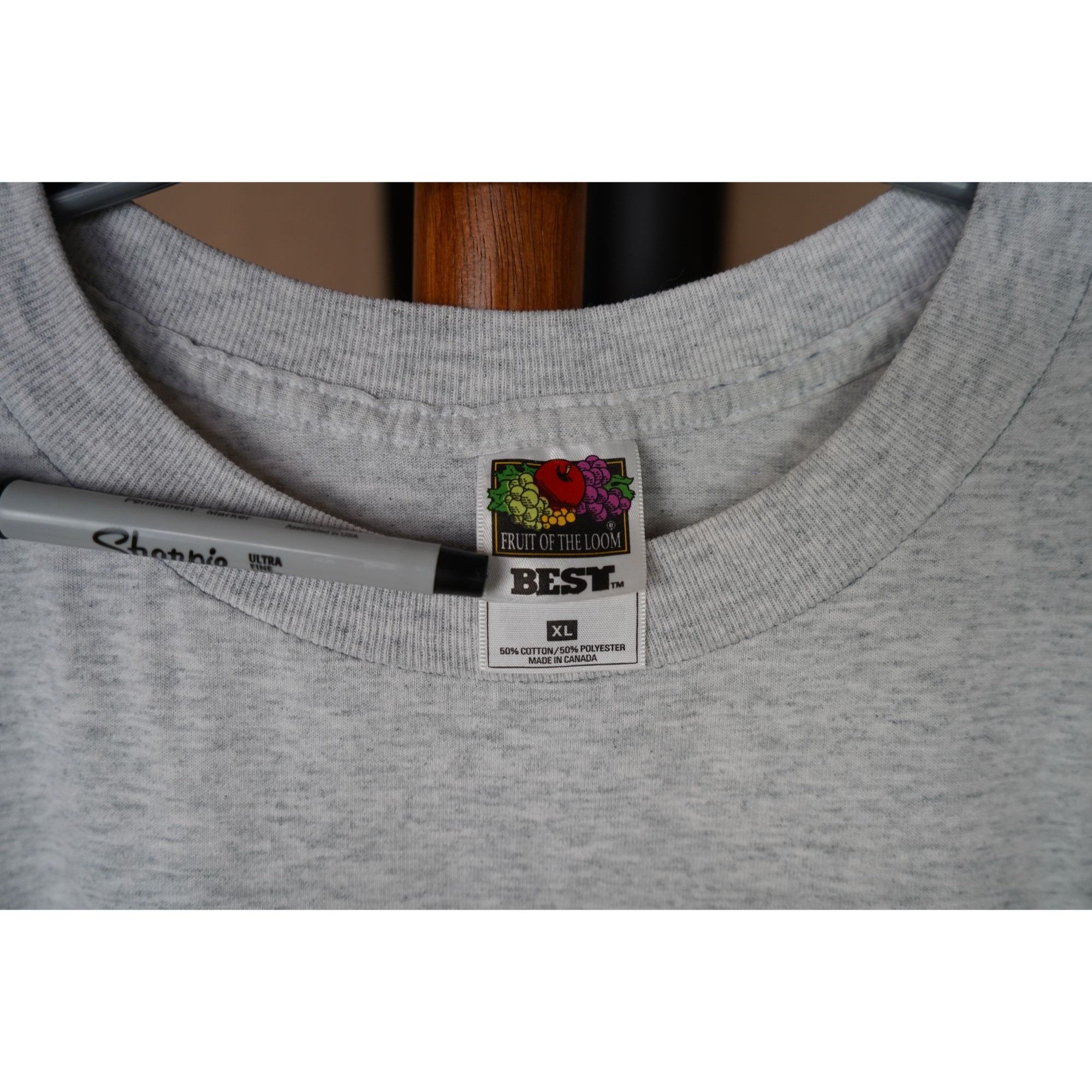 Vintage 90s Central Peel Athletics Grey School Tee L #373 Size US L / EU 52-54 / 3 - 5 Thumbnail
