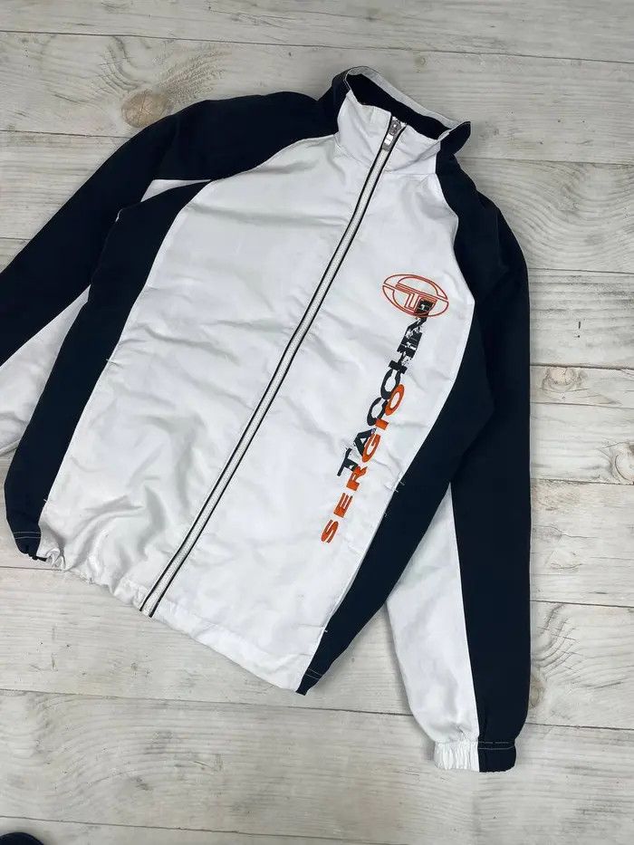 Sergio Tacchini Vintage Sergio Tacchini Track Jacket Big Logo 90s Y2K Size US S / EU 44-46 / 1 - 2 Thumbnail