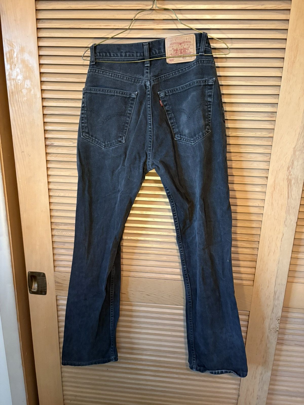 Levi's × Vintage Levi's Black Jeans Size US 32 / EU 48 - 2 Thumbnail