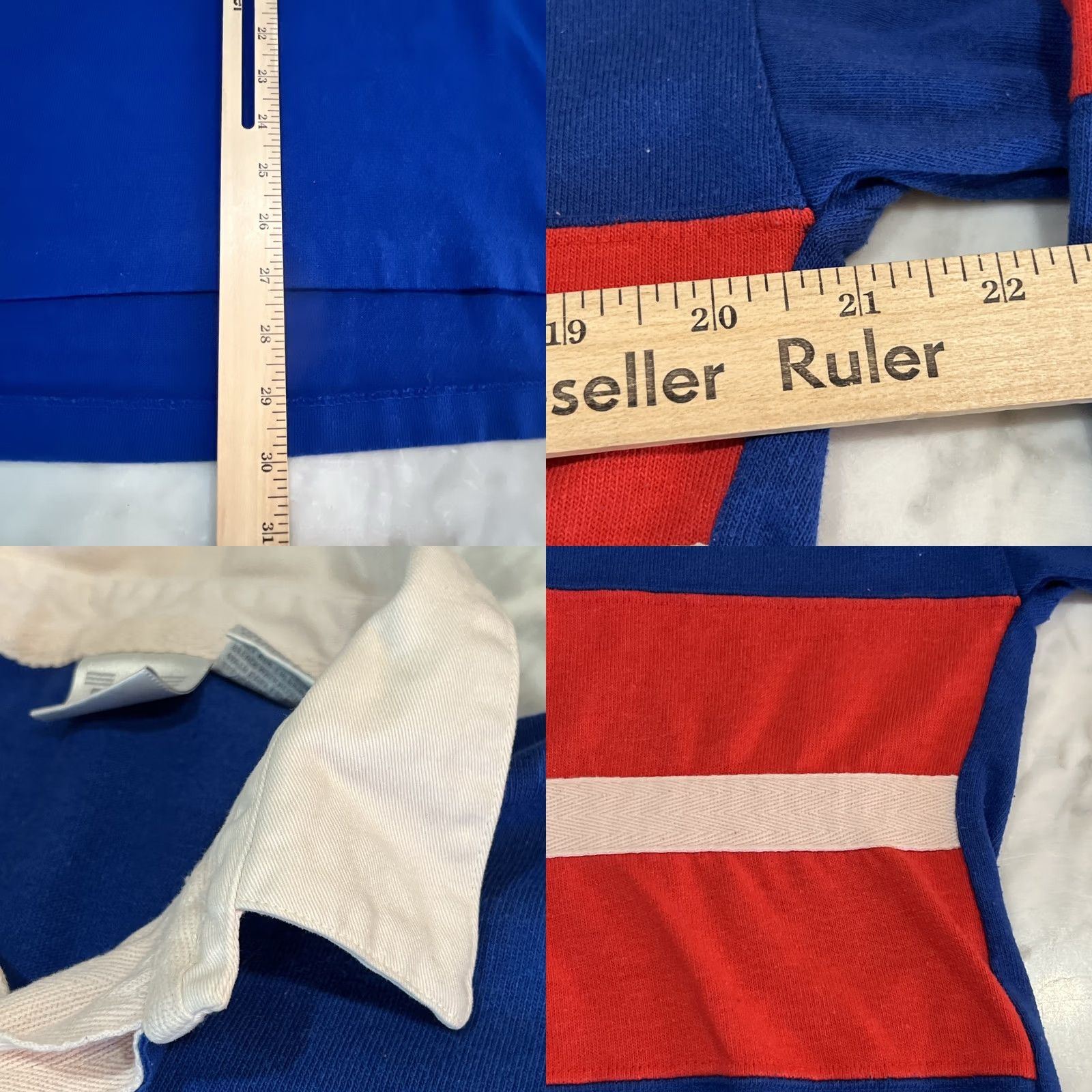 Vintage Vintage TJW Rugby Shirt - Large Collar Stripes Size US L / EU 52-54 / 3 - 8 Thumbnail