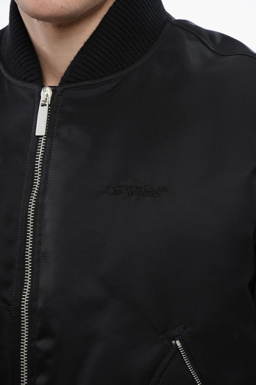 Off-White og1mm0426 Padded Bomber Jacket in Black Size US XXL / EU 58 / 5 - 3 Thumbnail