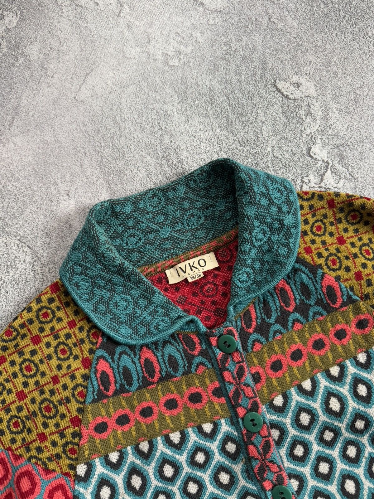 Dale Of Norway × Designer × Moods of Norway Ivko 36/38 anthracite button up cardigan sweater knitwear Size S / US 4 / IT 40 - 4 Thumbnail