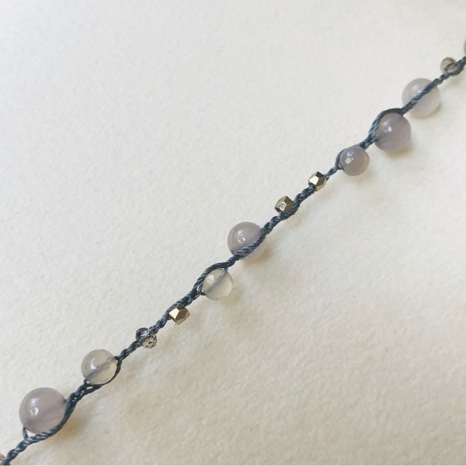 Jewelry Marlyn Schiff rainbow moonstone and agate slab necklace Size ONE SIZE - 7 Thumbnail
