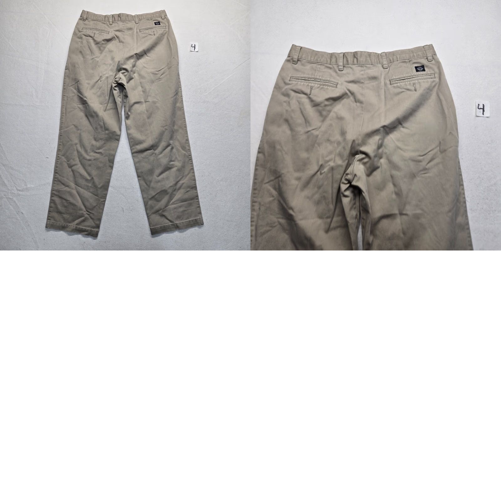 Dockers DOCKERS Signature Khaki Pants Adult Men 36 W 30 L Gray Straight Flat Front Classic Fit Casual Workwear 36 Mens Size US 36 / EU 52 - 8 Thumbnail