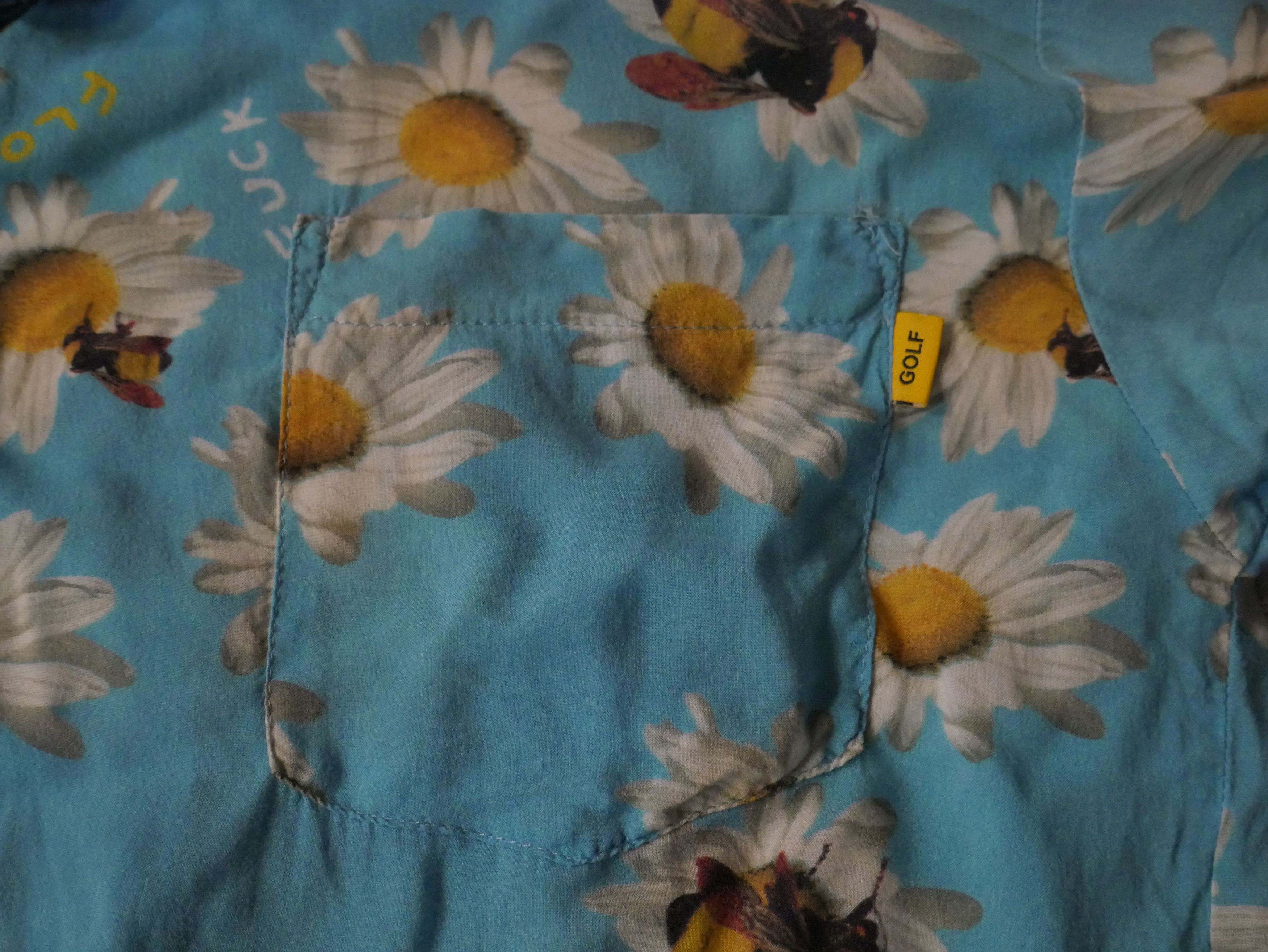 Golf Wang Golf Wang Flower Boy Button Up (Blue) Size US M / EU 48-50 / 2 - 3 Thumbnail