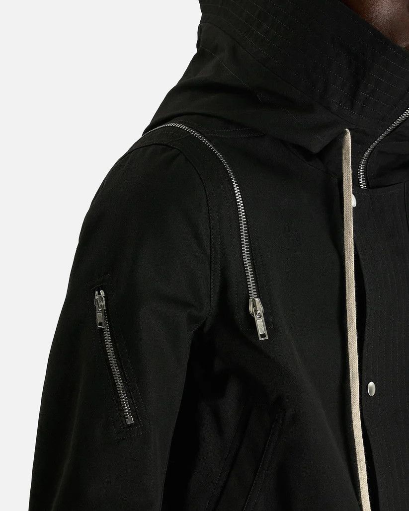 Rick Owens o1s1v1r1oon0825 Cropped Headon Parka in Black Size US L / EU 52-54 / 3 - 4 Thumbnail