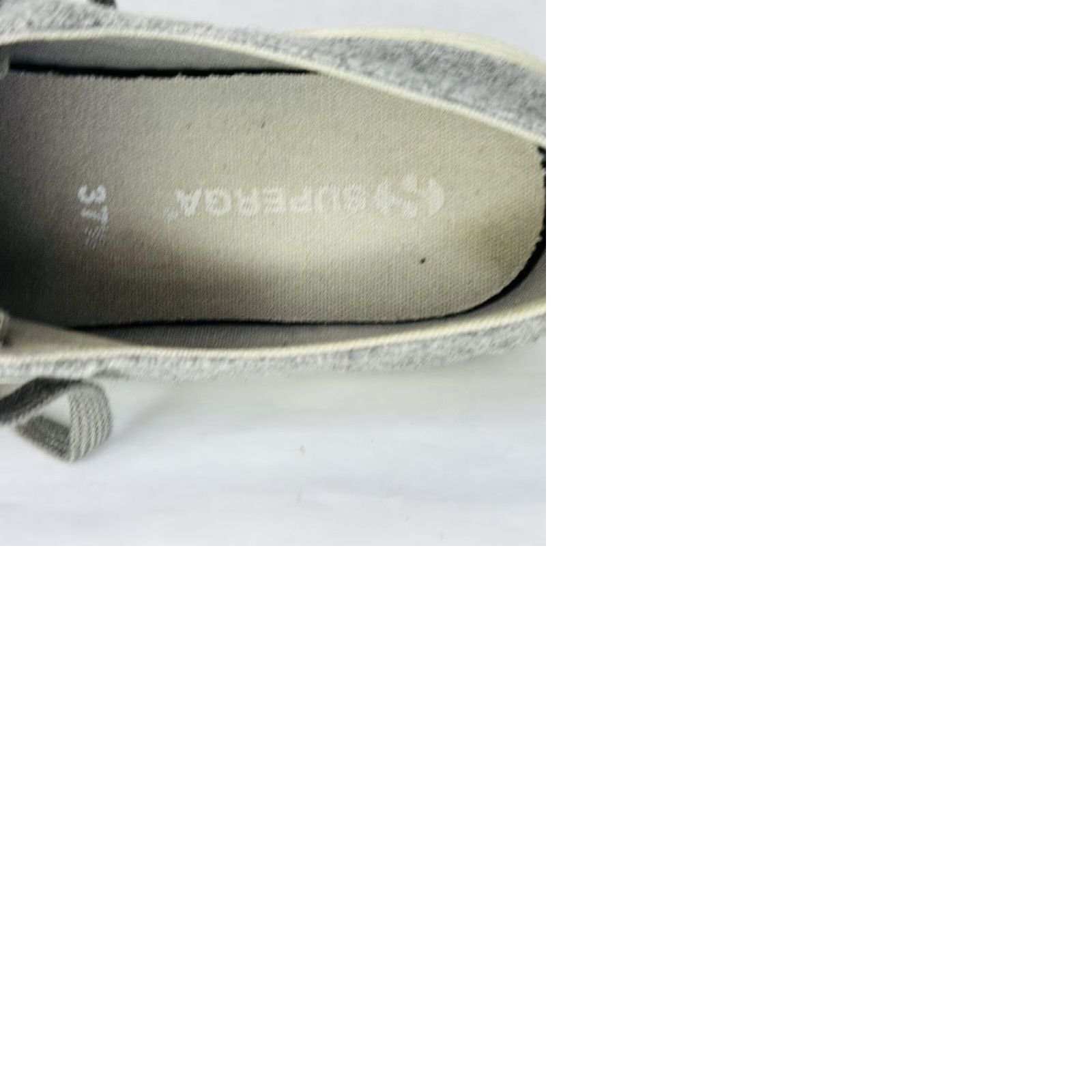 Superga Superga Sneaker Women Wool Blend Lace Up Gray Casual Athletic US 7 Size US 7 / IT 37 - 9 Thumbnail