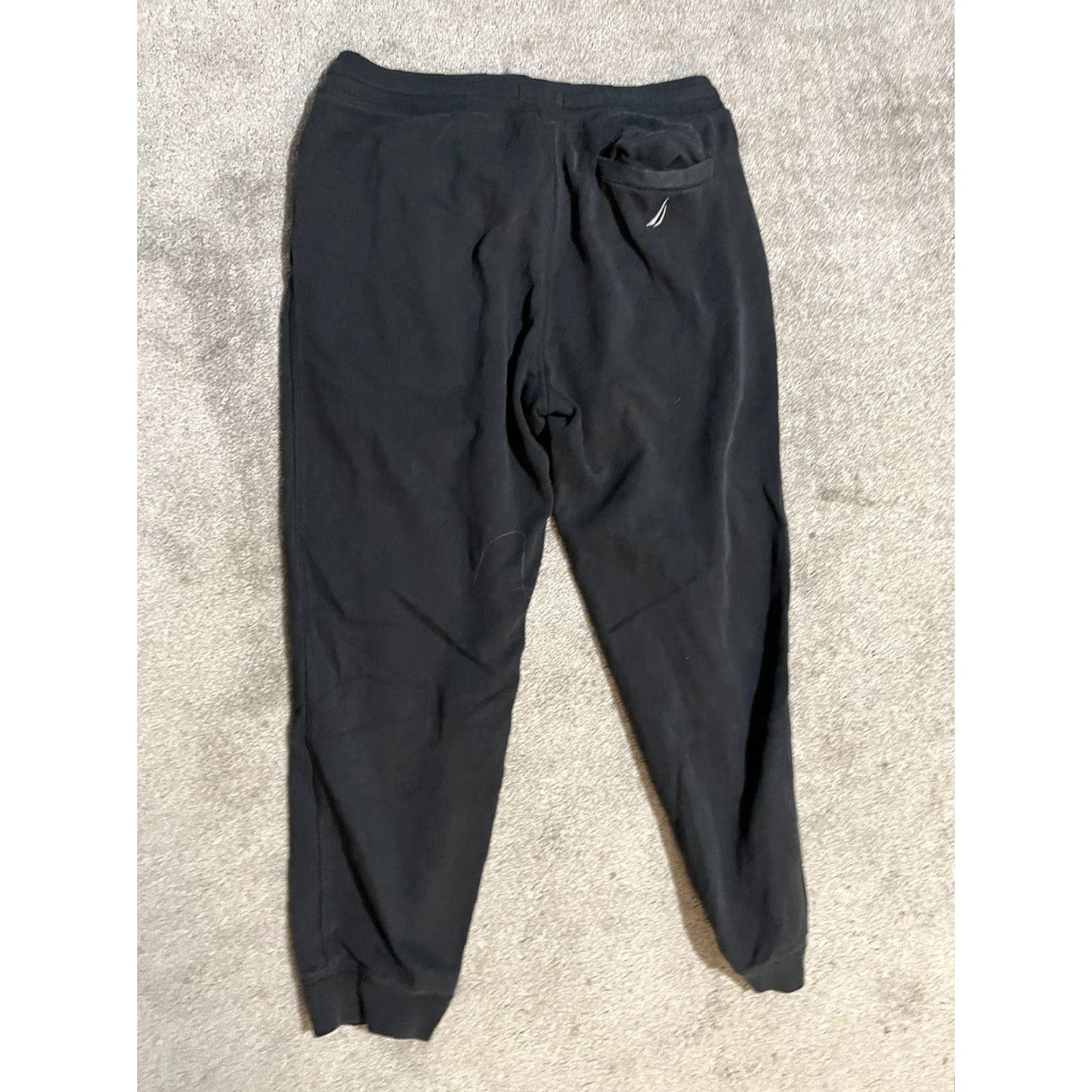 Nautica Mens Nautica Super Soft Black Sweatpants Size Large Size US 36 / EU 52 - 2 Thumbnail